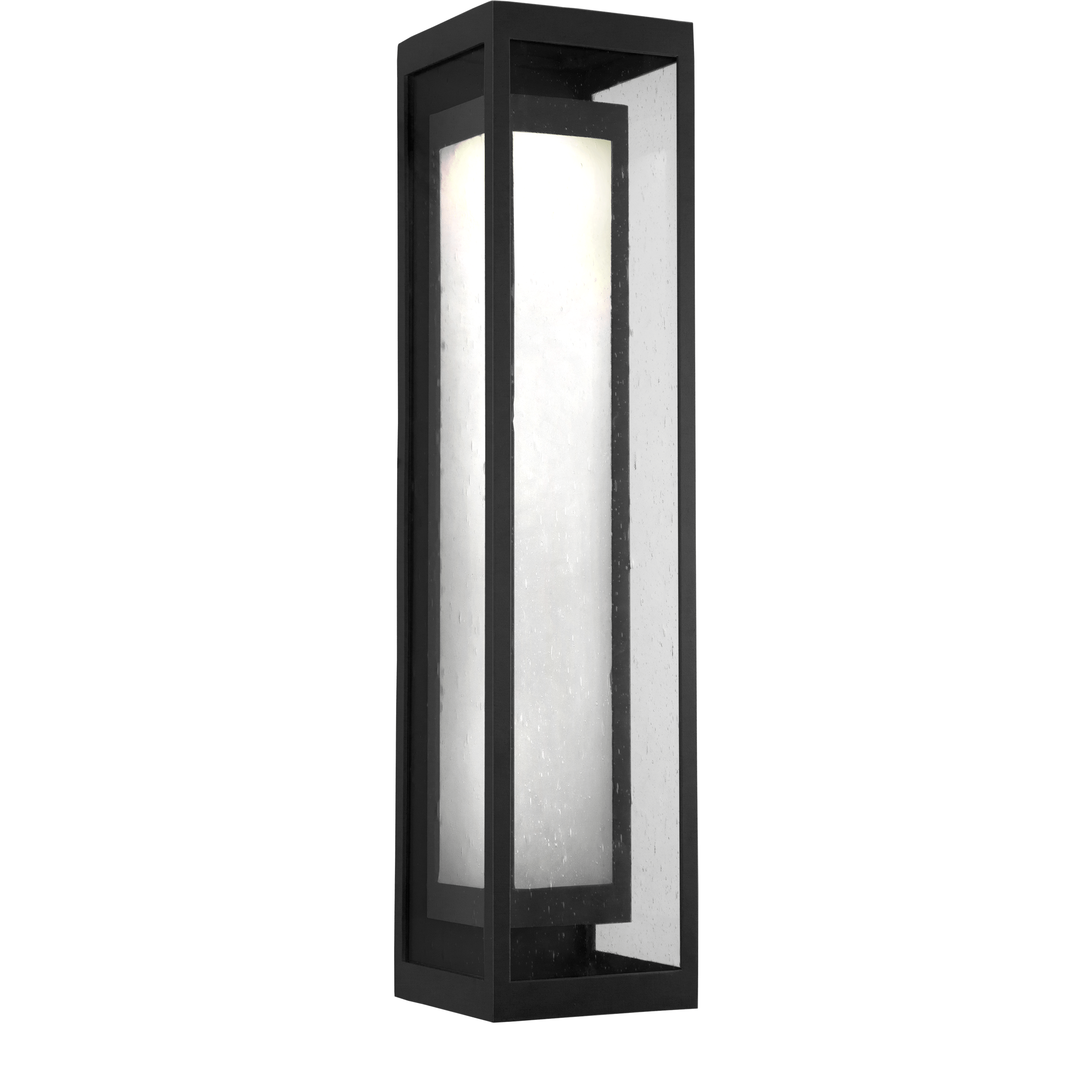 Box style outdoor sconce