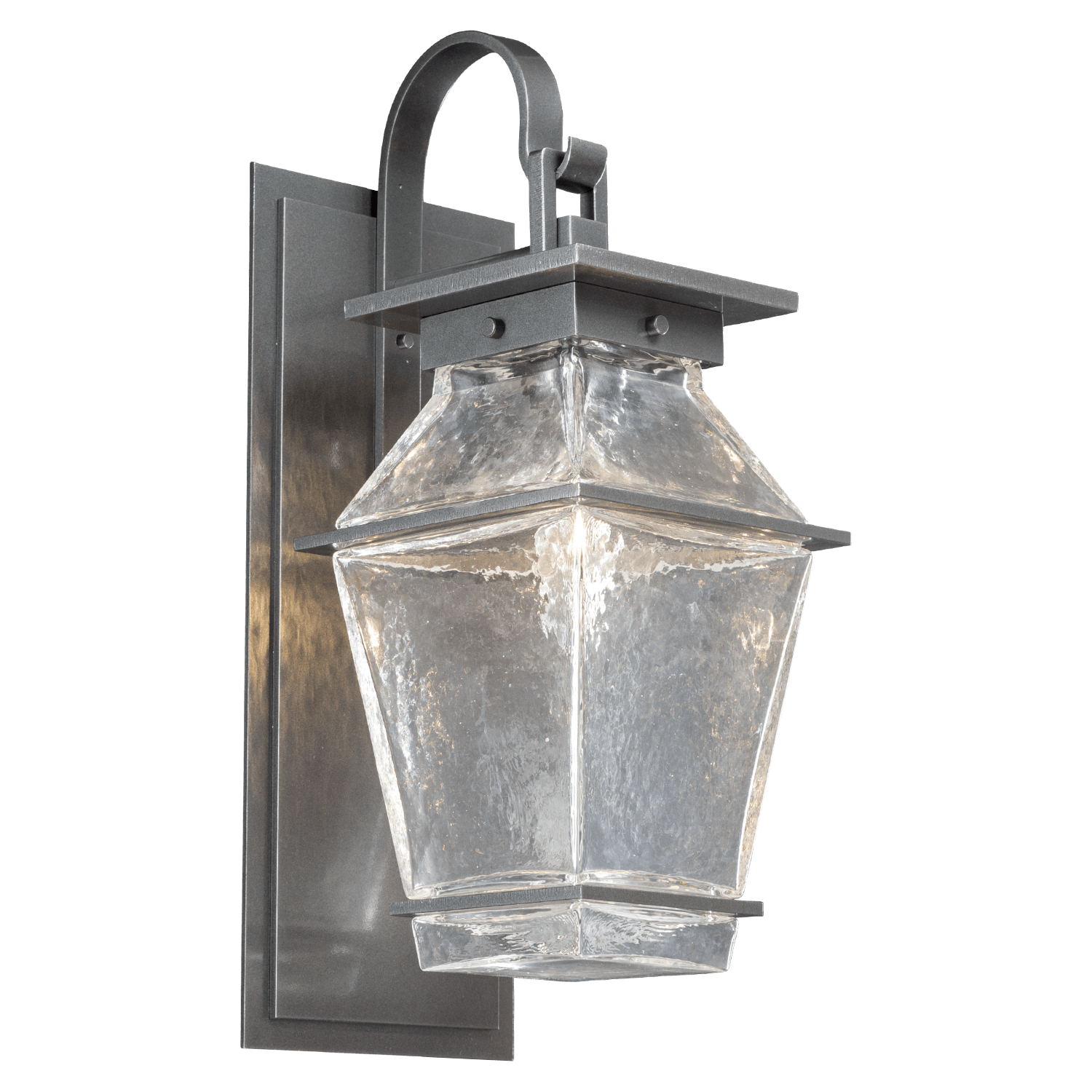 Lantern style outdoor sconce