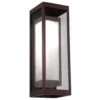 outdoor sconce lighting - double box sconce