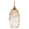 Ellisse handmade blown glass pendant lights