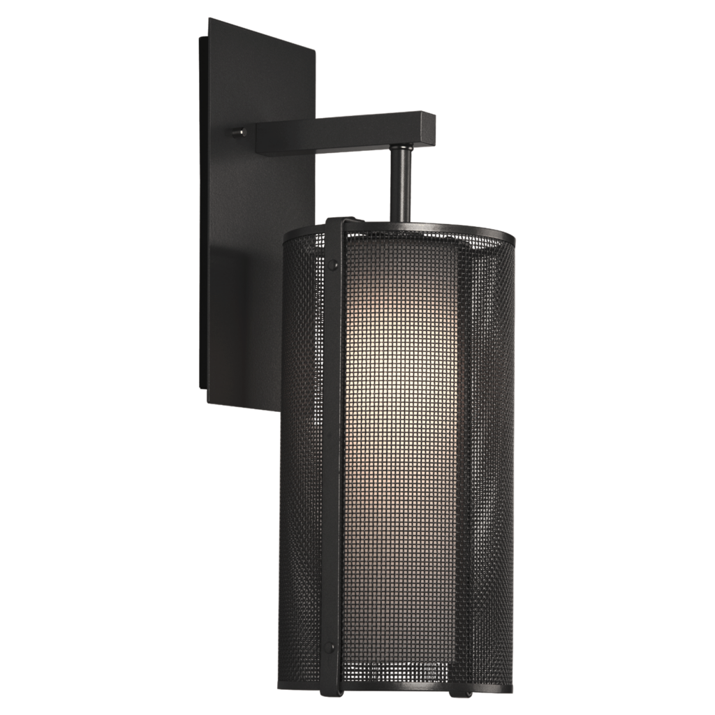 Uptown Mesh Indoor Sconce with Frosted Glass 11"H