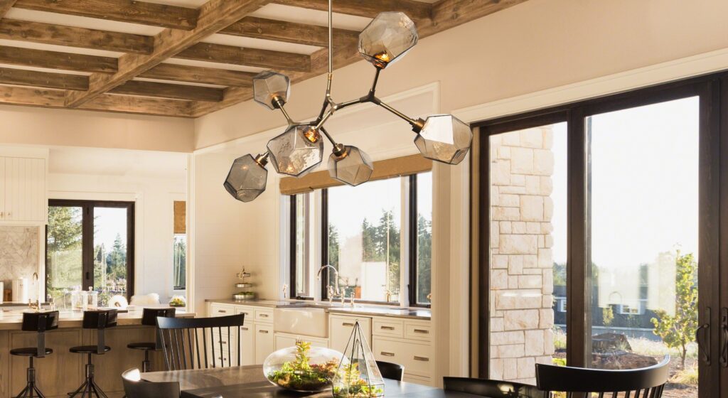 Modern farmhouse deals dining room lighting