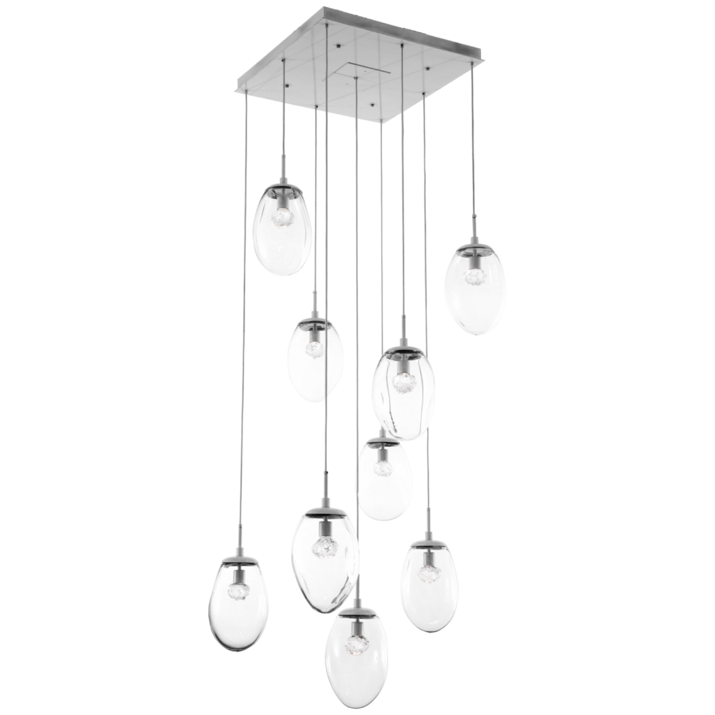 Meteo Square Multi-Light Pendant Chandelier LED | Hammerton Studio