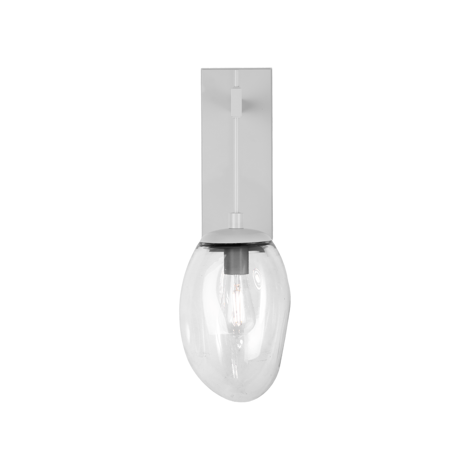 Meteo Tempo Sconce Beige Silver Clear Glass_001