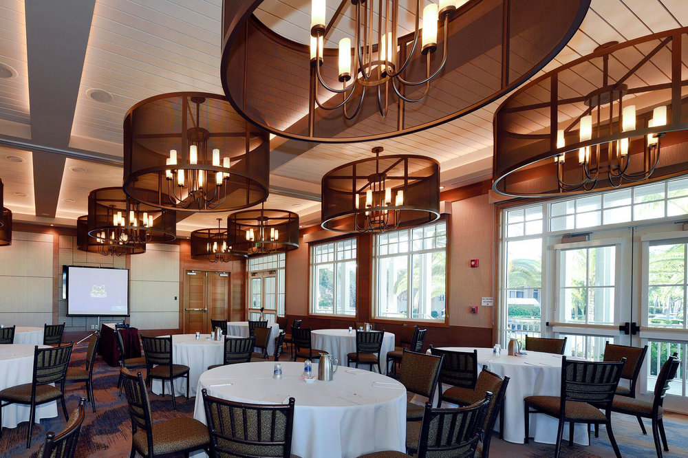 signature chandeliers OCEAN REEF CLUB, KEY LARGO FL