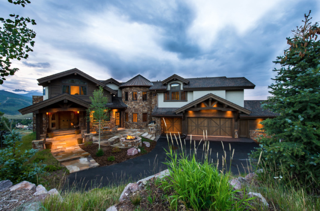 Exterior of a 9,000 sq. ft. Beaver Creek home.