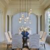 Gem Square Pendant Chandelier | Annie Santulli Design, Brantley Photography