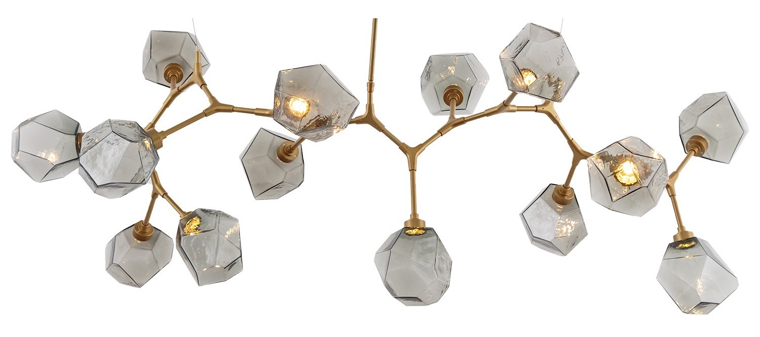 Custom Oversized Gem Modern Branch Lights