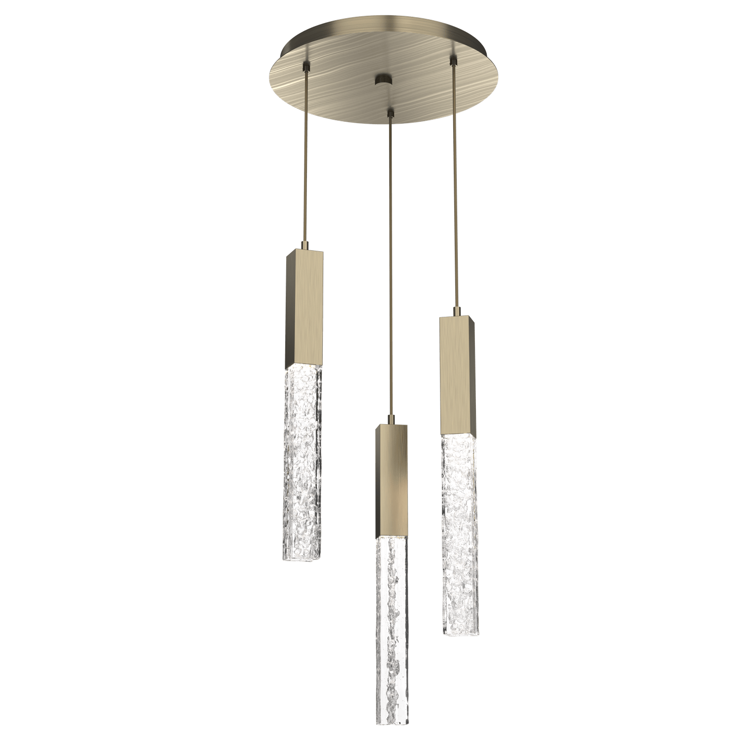 CHB0060-03-HB-GC-Hammerton-Studio-Axis-3-Light-Pendant-Chandelier-with-Heritage-Brass-finish-and-clear-cast-glass-and-LED-lamping
