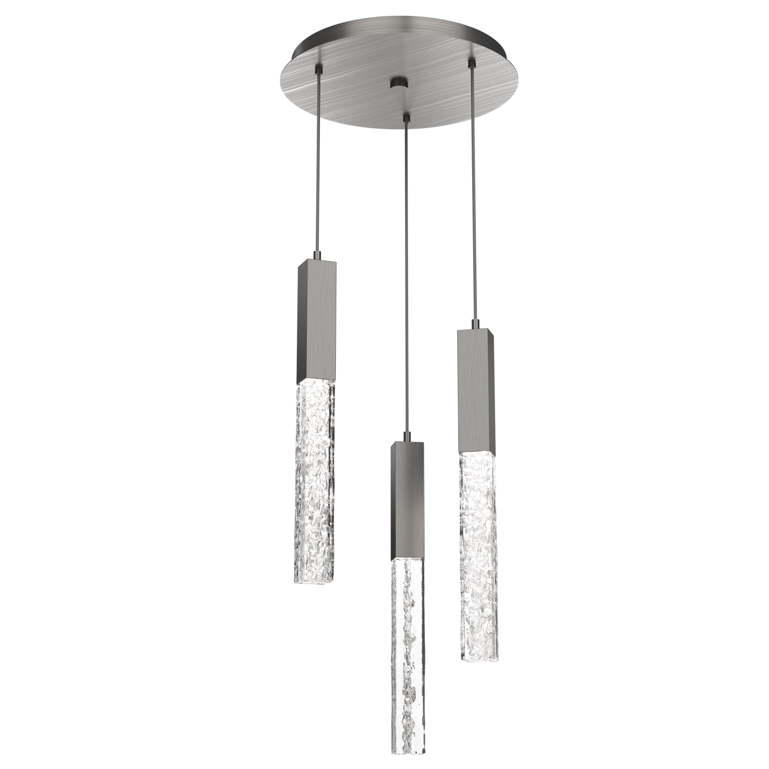CHB0060-03-SN-GC-Hammerton-Studio-Axis-3-Light-Pendant-Chandelier-with-Satin-Nickel-finish-and-clear-cast-glass-and-LED-lamping
