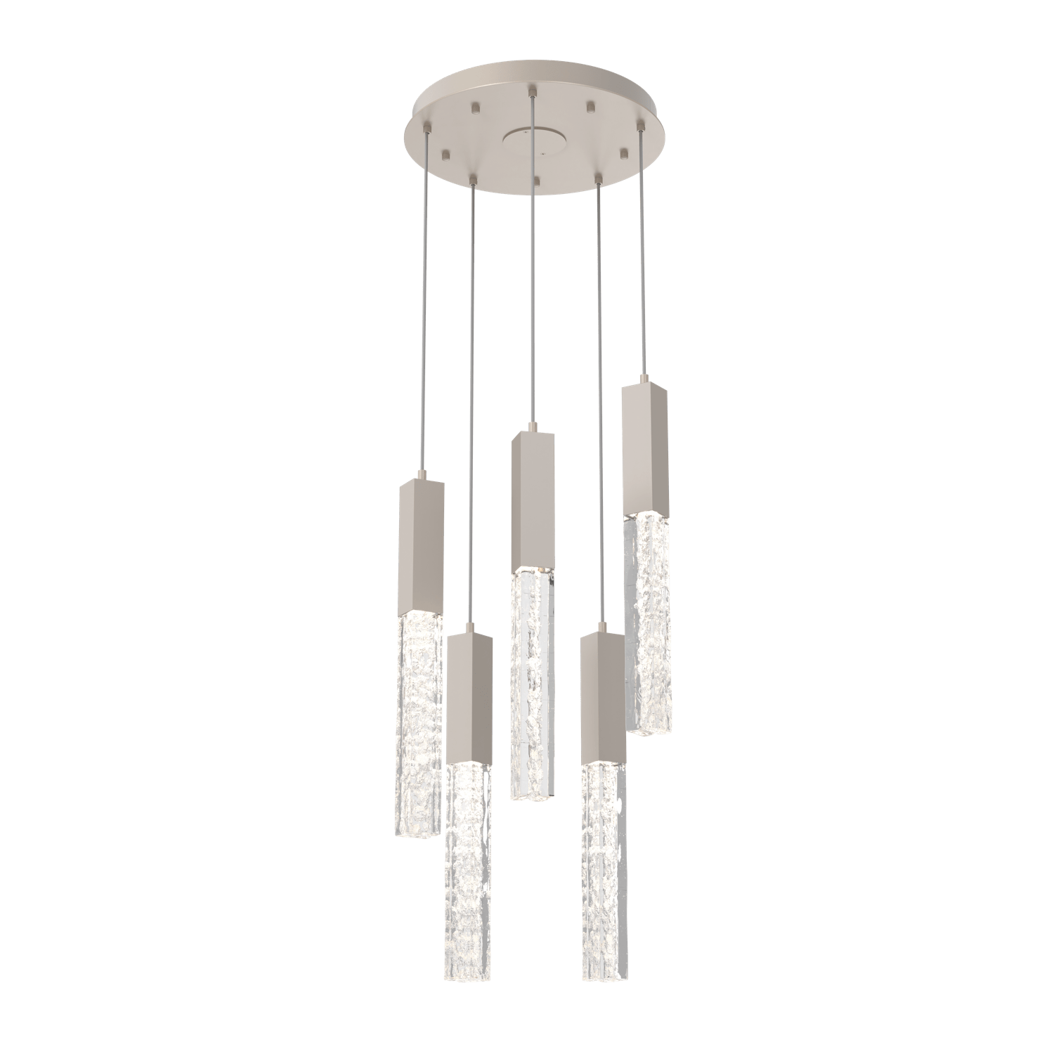 CHB0060-05-BS-GC-Hammerton-Studio-Axis-5-Light-Pendant-Chandelier-with-Metallic-Beige-Silver-finish-and-clear-cast-glass-and-LED-lamping