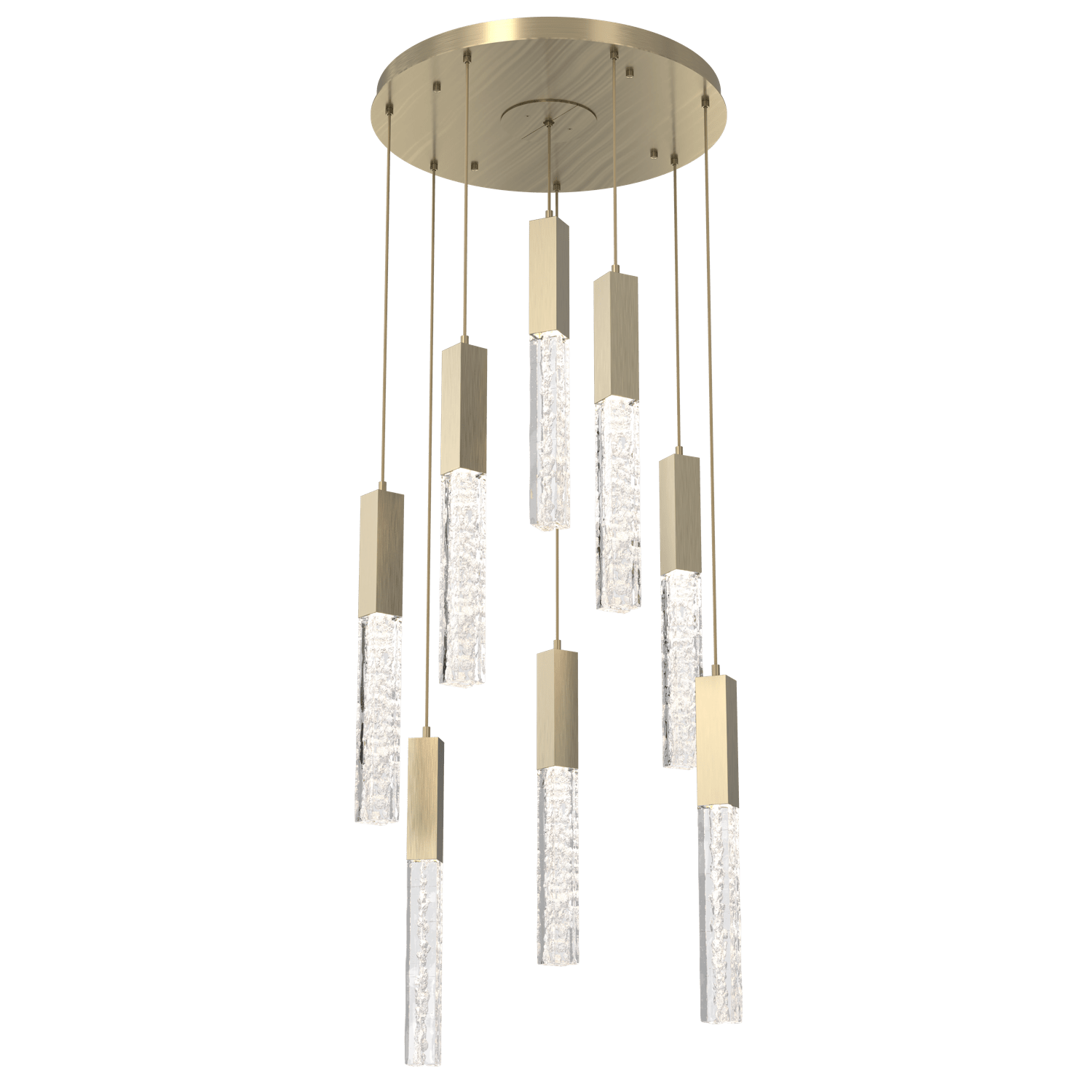 CHB0060-08-HB-GC-Hammerton-Studio-Axis-8-Light-Pendant-Chandelier-with-Heritage-Brass-finish-and-clear-cast-glass-and-LED-lamping