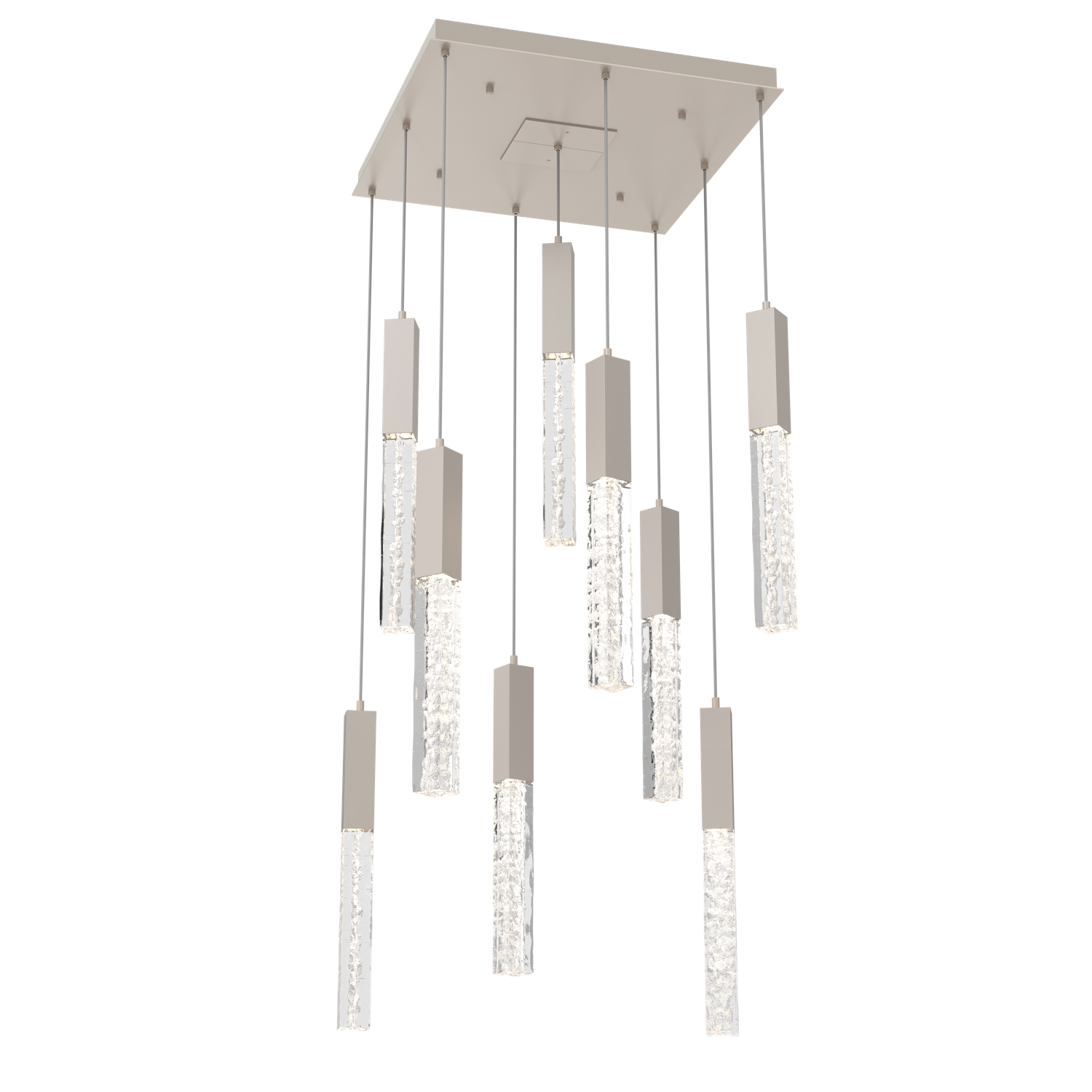 CHB0060-09-BS-GC-Hammerton-Studio-Axis-9-Light-Pendant-Chandelier-with-Metallic-Beige-Silver-finish-and-clear-cast-glass-and-LED-lamping