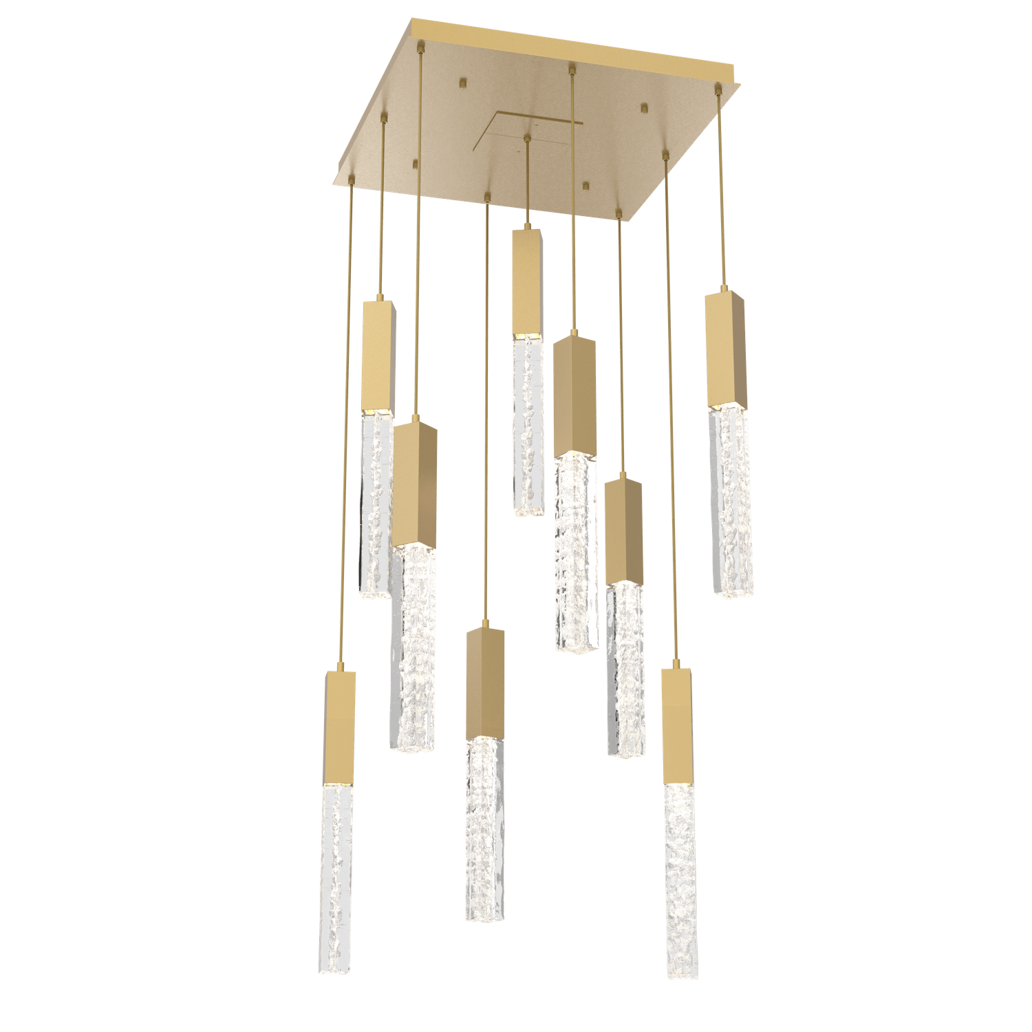 CHB0060-09-GB-GC-Hammerton-Studio-Axis-9-Light-Pendant-Chandelier-with-Gilded-Brass-finish-and-clear-cast-glass-and-LED-lamping