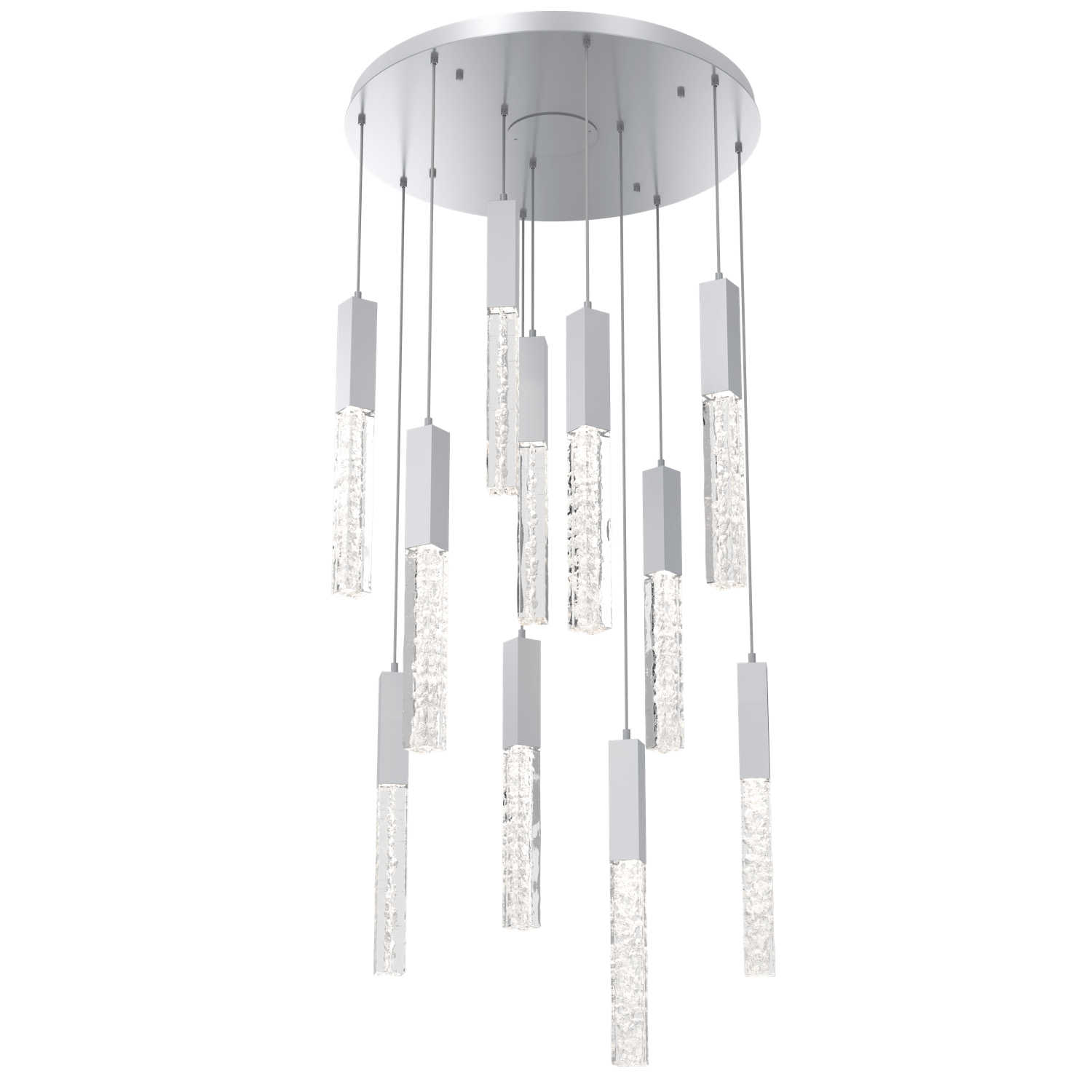CHB0060-11-CS-GC-Hammerton-Studio-Axis-11-Light-Pendant-Chandelier-with-Classic-Silver-finish-and-clear-cast-glass-and-LED-lamping