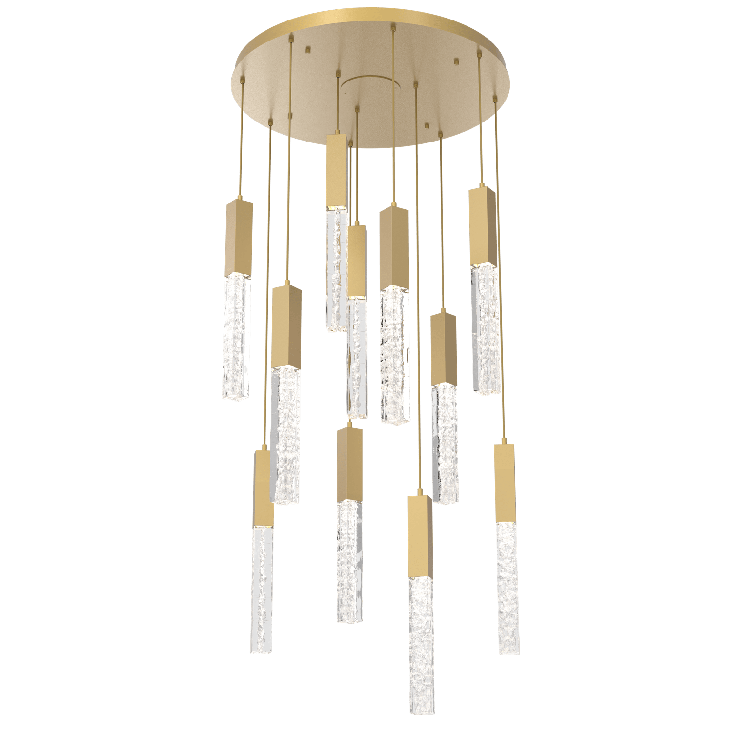 CHB0060-11-GB-GC-Hammerton-Studio-Axis-11-Light-Pendant-Chandelier-with-Gilded-Brass-finish-and-clear-cast-glass-and-LED-lamping