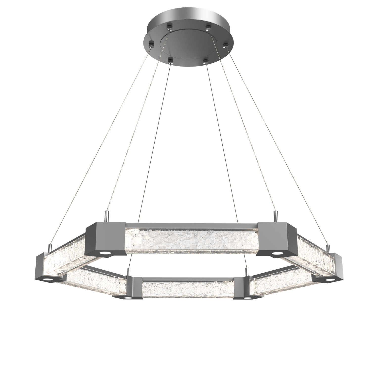 CHB0060-35-CS-GC-Hammerton-Studio-Axis-Hexagonal-Ring-Chandelier-with-Classic-Silver-finish-and-clear-cast-glass-and-LED-lamping