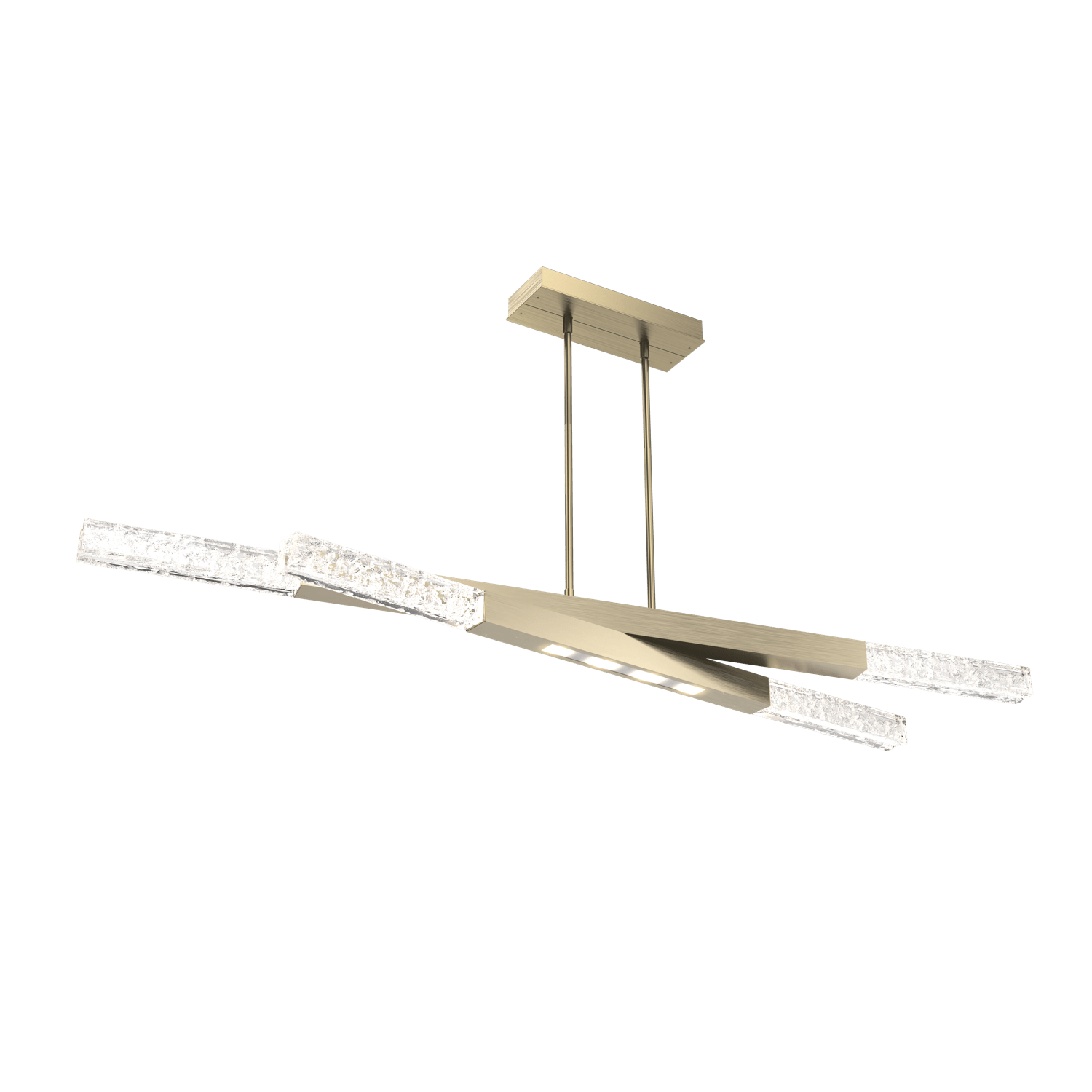 PLB0060-64-HB-GC-Hammerton-Studio-Axis-Pivot-64-inch-Linear-Chandelier-with-Heritage-Brass-finish-and-clear-cast-glass-and-LED-lamping