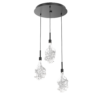 CHB0059-03-MB-Hammerton-Studio-Blossom-3-light-round-pendant-chandelier-with-matte-black-finish-and-clear-handblown-crystal-glass-shades-and-LED-lamping