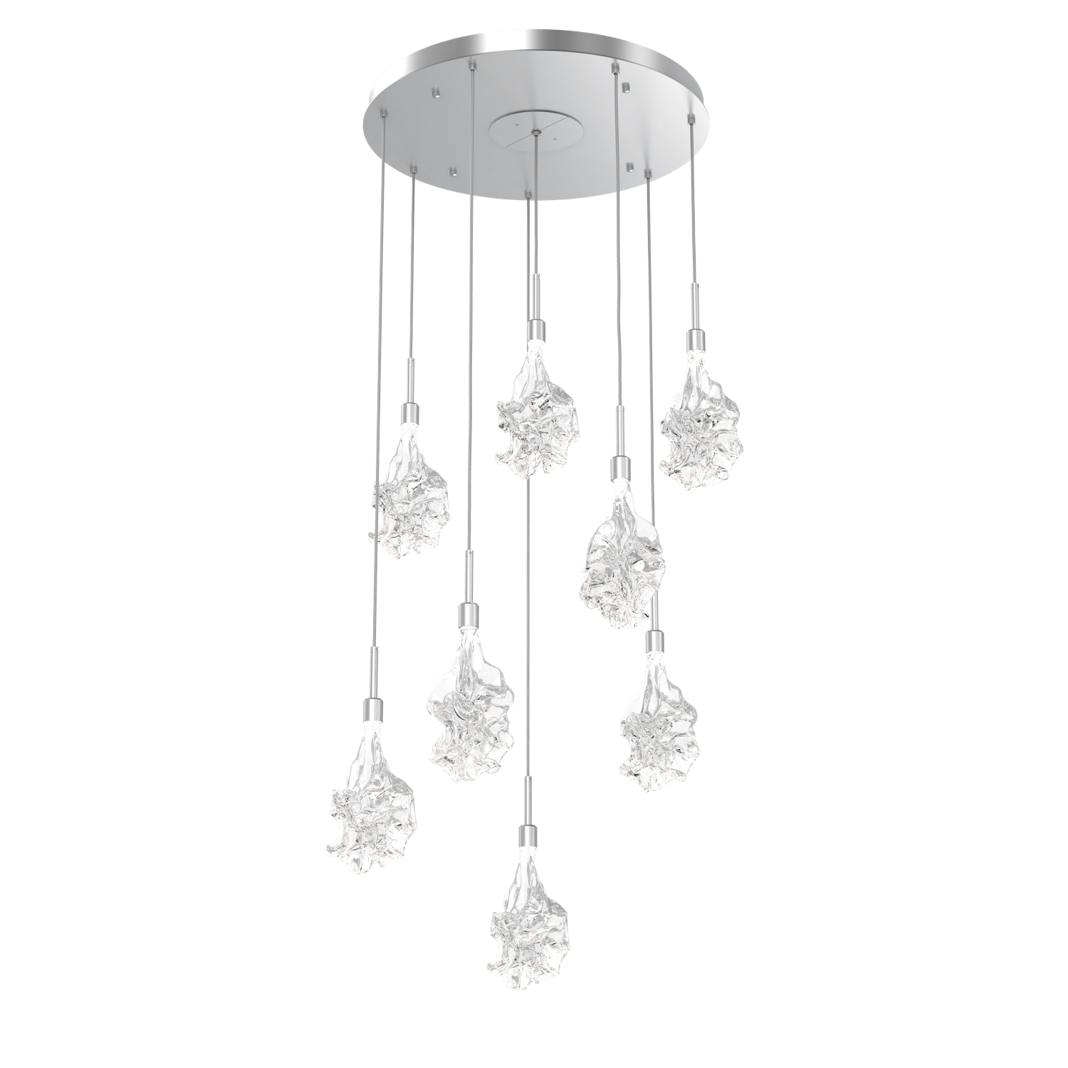 CHB0059-08-CS-Hammerton-Studio-Blossom-8-light-round-pendant-chandelier-with-classic-silver-finish-and-clear-handblown-crystal-glass-shades-and-LED-lamping
