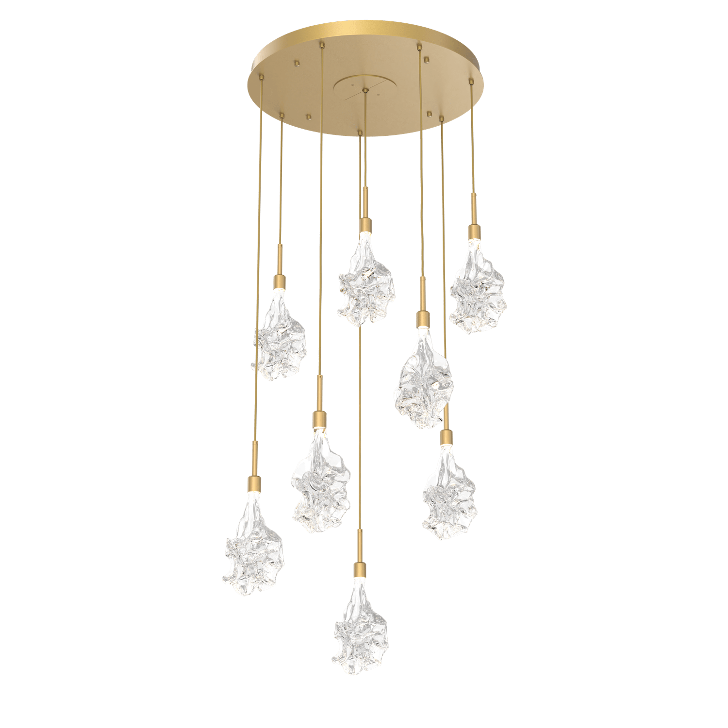 CHB0059-08-GB-Hammerton-Studio-Blossom-8-light-round-pendant-chandelier-with-gilded-brass-finish-and-clear-handblown-crystal-glass-shades-and-LED-lamping