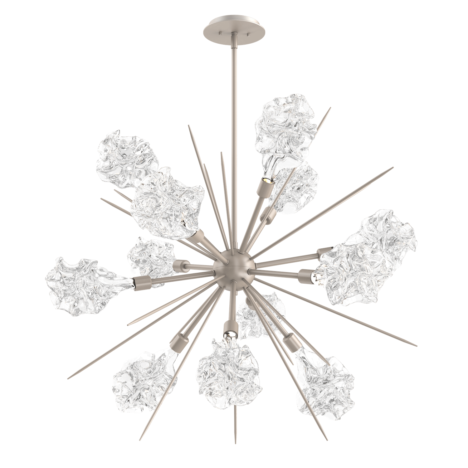 CHB0059-0A-BS-Hammerton-Studio-Blossom-35-inch-starburst-chandelier-with-metallic-beige-silver-finish-and-clear-handblown-crystal-glass-shades-and-LED-lamping