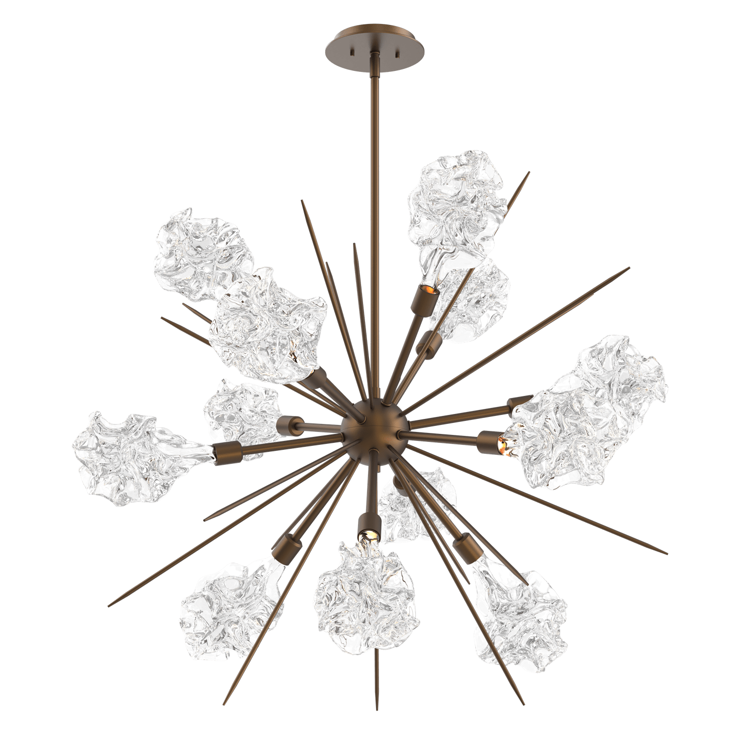 CHB0059-0A-FB-Hammerton-Studio-Blossom-35-inch-starburst-chandelier-with-flat-bronze-finish-and-clear-handblown-crystal-glass-shades-and-LED-lamping