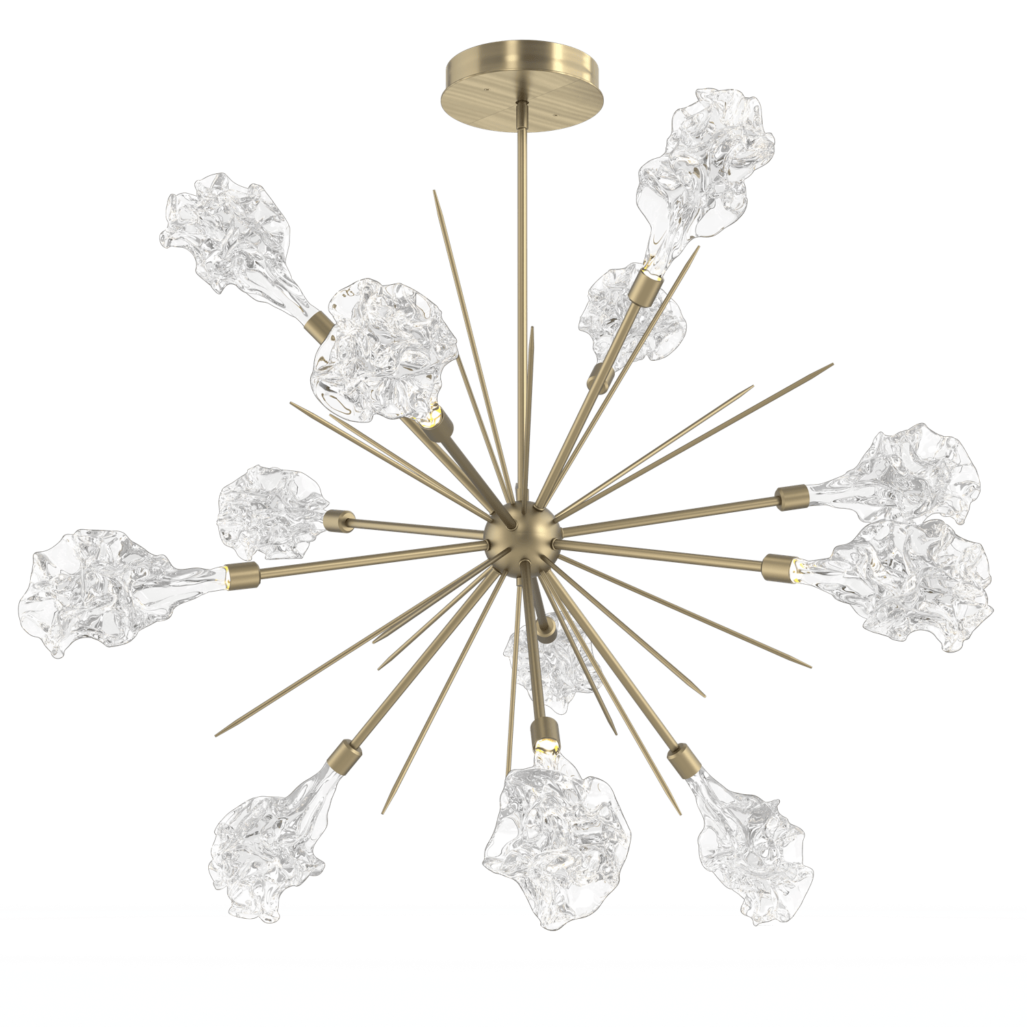 CHB0059-0B-HB-Hammerton-Studio-Blossom-47-inch-starburst-chandelier-with-heritage-brass-finish-and-clear-handblown-crystal-glass-shades-and-LED-lamping