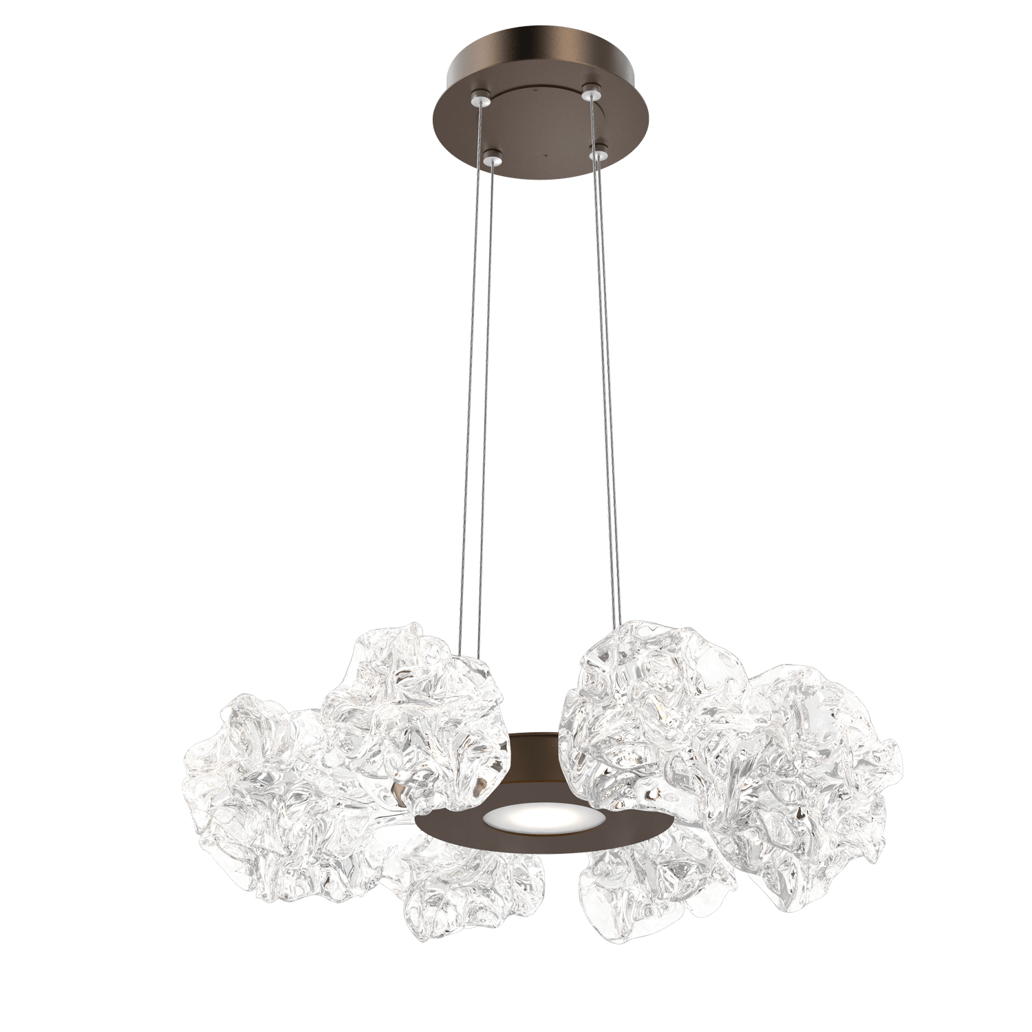 CHB0059-24-FB-Hammerton-Studio-Blossom-24-inch-radial-ring-chandelier-with-flat-bronze-finish-and-clear-handblown-crystal-glass-shades-and-LED-lamping