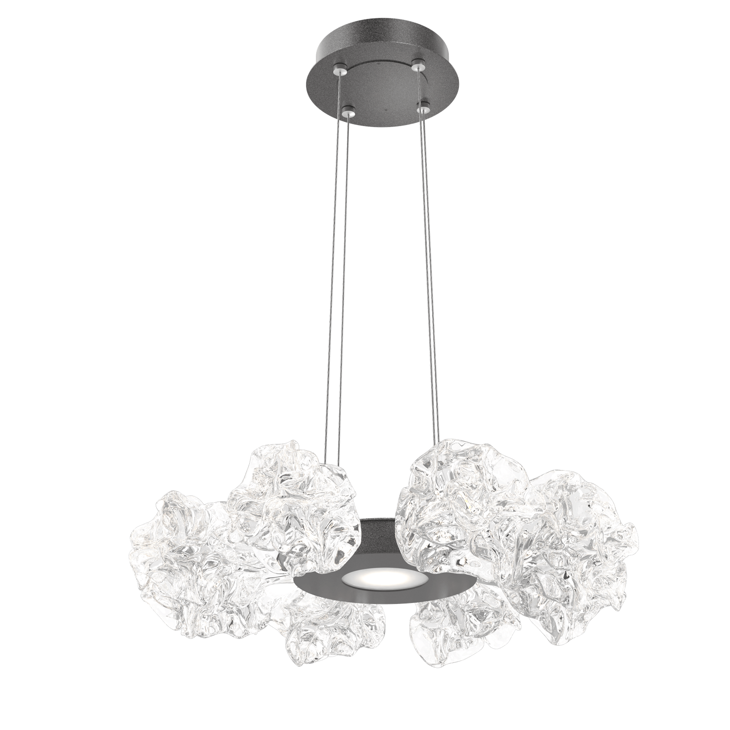 CHB0059-24-GP-Hammerton-Studio-Blossom-24-inch-radial-ring-chandelier-with-graphite-finish-and-clear-handblown-crystal-glass-shades-and-LED-lamping