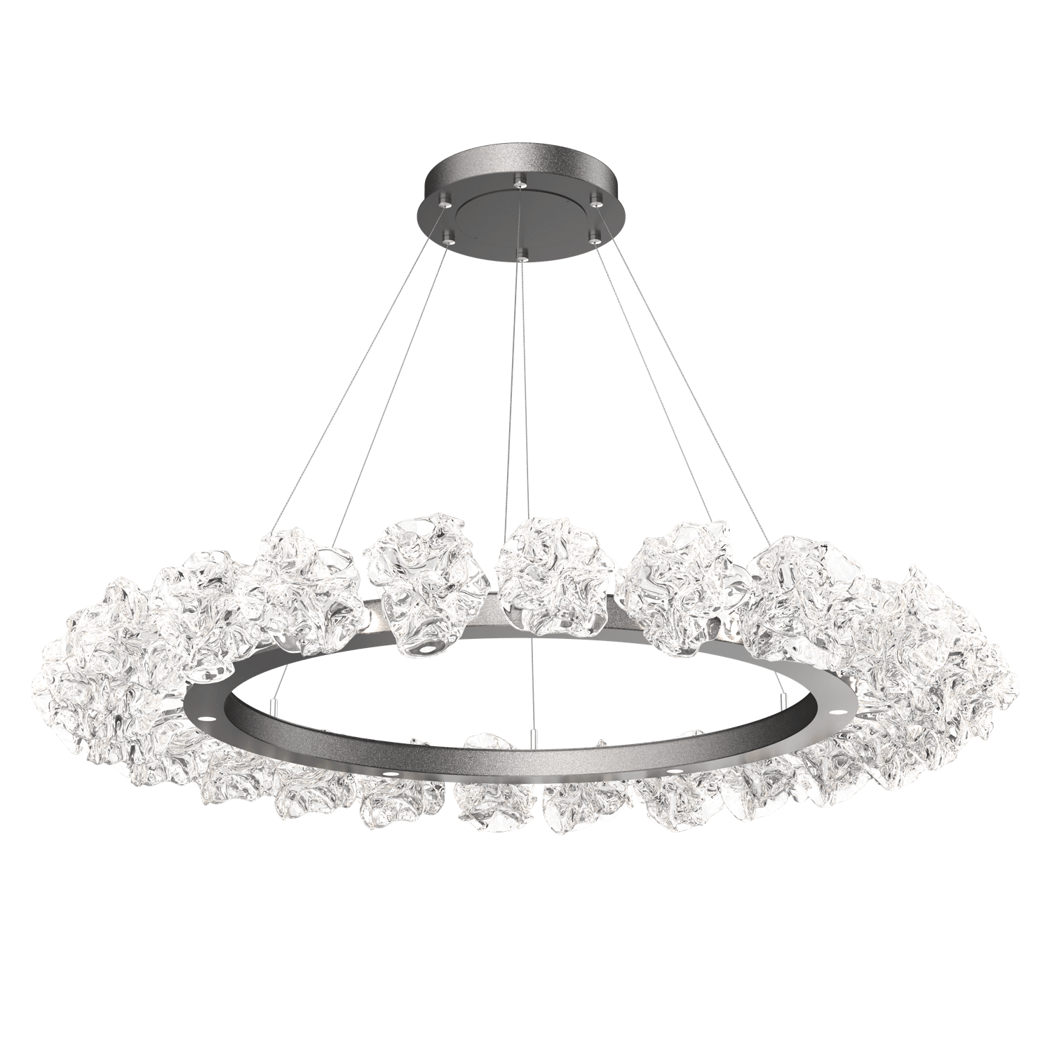 CHB0059-50-GP-Hammerton-Studio-Blossom-50-inch-radial-ring-chandelier-with-graphite-finish-and-clear-handblown-crystal-glass-shades-and-LED-lamping