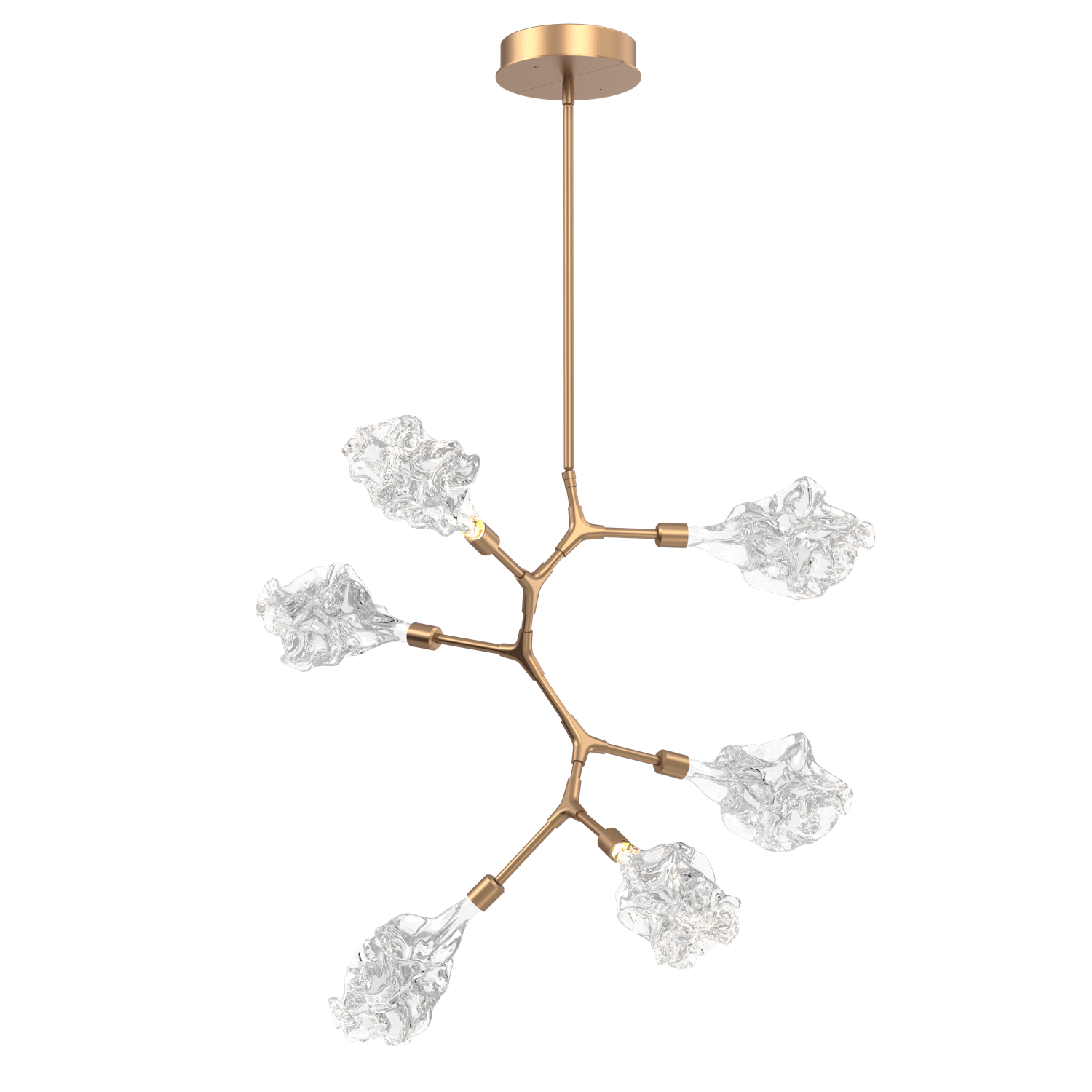 CHB0059-VA-NB-Hammerton-Studio-Blossom-6-light-organic-vine-chandelier-with-novel-brass-finish-and-clear-handblown-crystal-glass-shades-and-LED-lamping