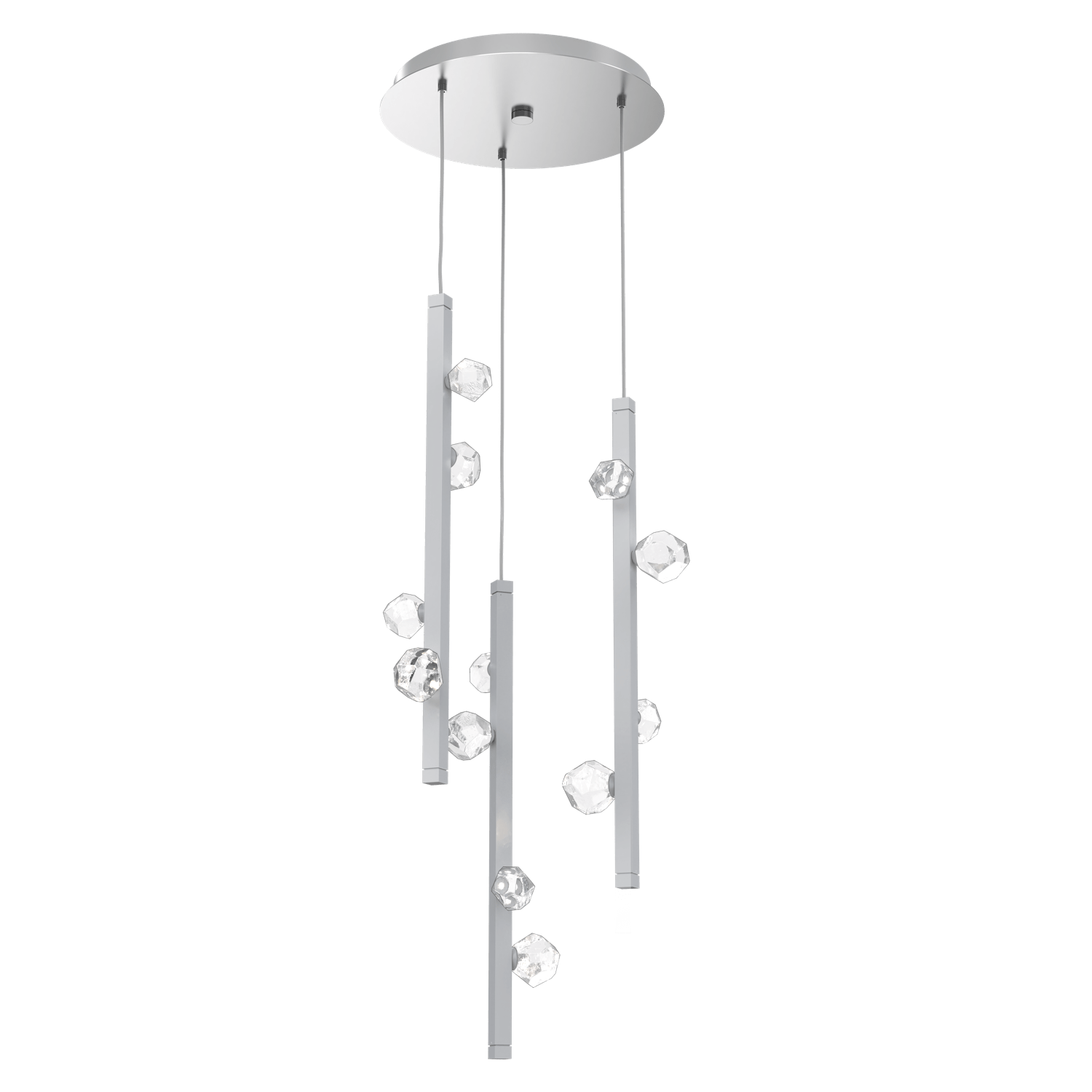 CHB0070-03-CS-Hammerton-Studio-Stella-3-light-round-pendant-chandelier-with-classic-silver-finish-and-clear-cast-glass-shades-and-LED-lamping