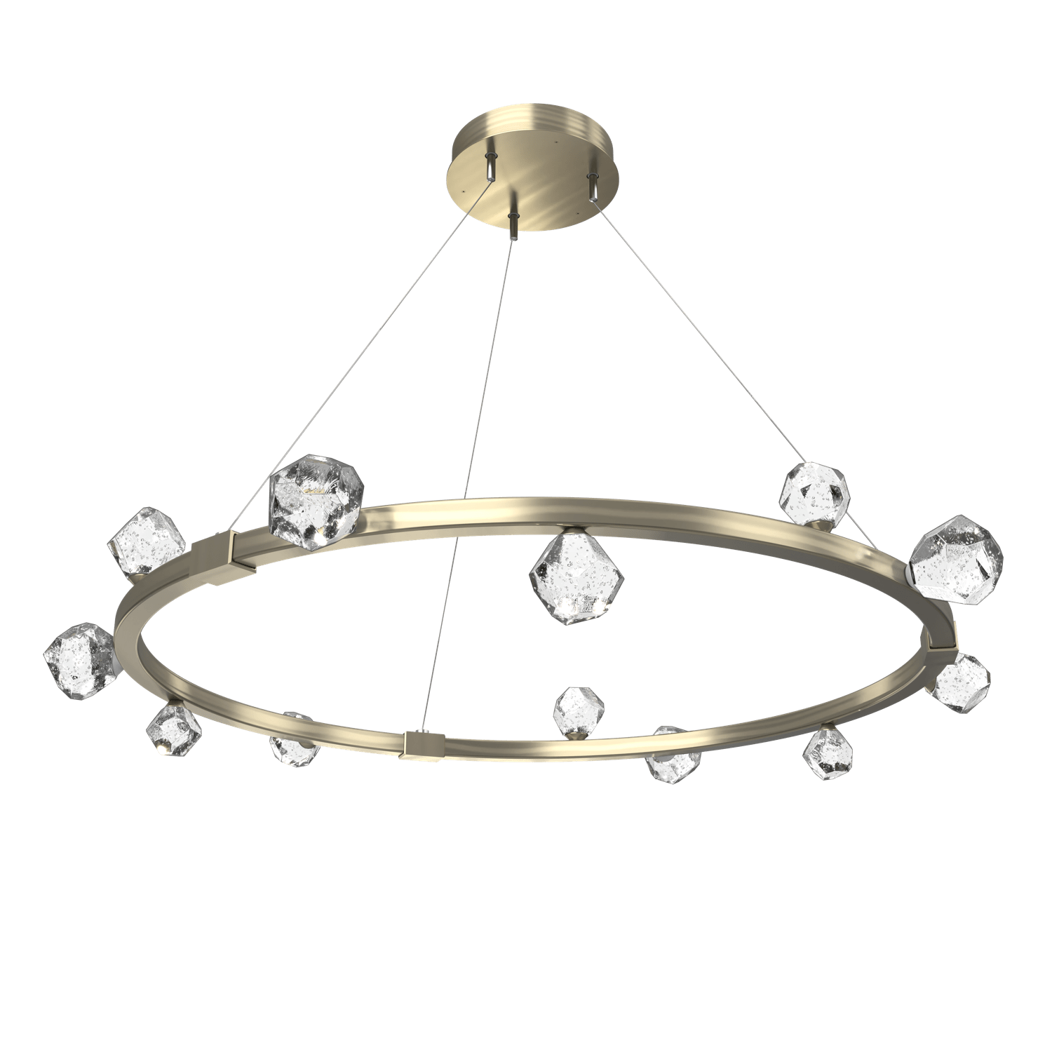 CHB0070-40-HB-Hammerton-Studio-Stella-40-inch-radial-ring-chandelier-with-heritage-brass-finish-and-clear-cast-glass-shades-and-LED-lamping