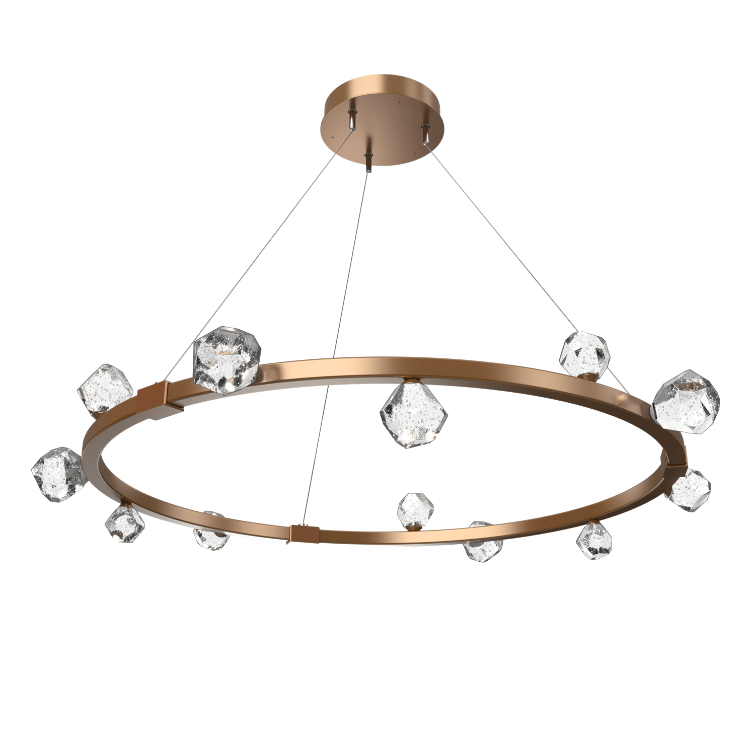CHB0070-40-NB-Hammerton-Studio-Stella-40-inch-radial-ring-chandelier-with-novel-brass-finish-and-clear-cast-glass-shades-and-LED-lamping