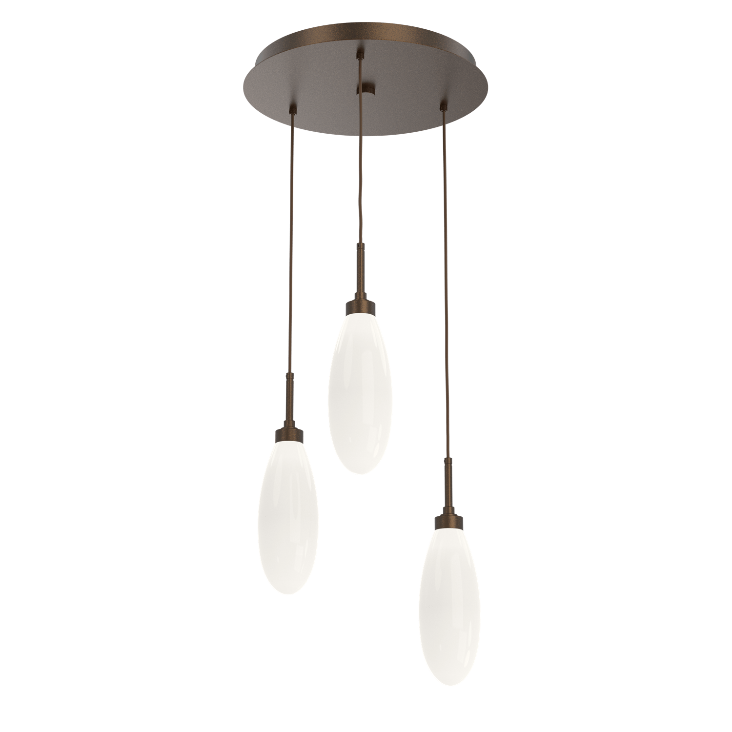 CHB0071-03-FB-WL-LL-Hammerton-Studio-Fiori-3-light-round-pendant-chandelier-with-flat-bronze-finish-and-opal-white-glass-shades-and-LED-lamping