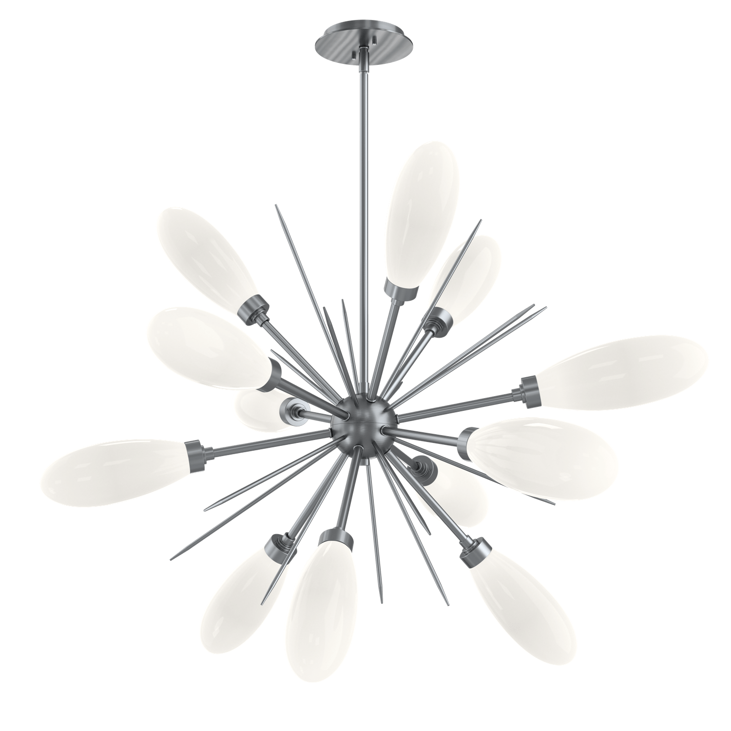 CHB0071-0A-GM-WL-LL-Hammerton-Studio-Fiori-34-inch-starburst-chandelier-with-gunmetal-finish-and-opal-white-glass-shades-and-LED-lamping