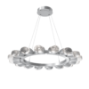 CHB0079-36-CS-Hammerton-Studio-Pebble-36-inch-radial-ring-chandelier-with-classic-silver-finish-and-clear-cast-glass-shades-and-LED-lamping