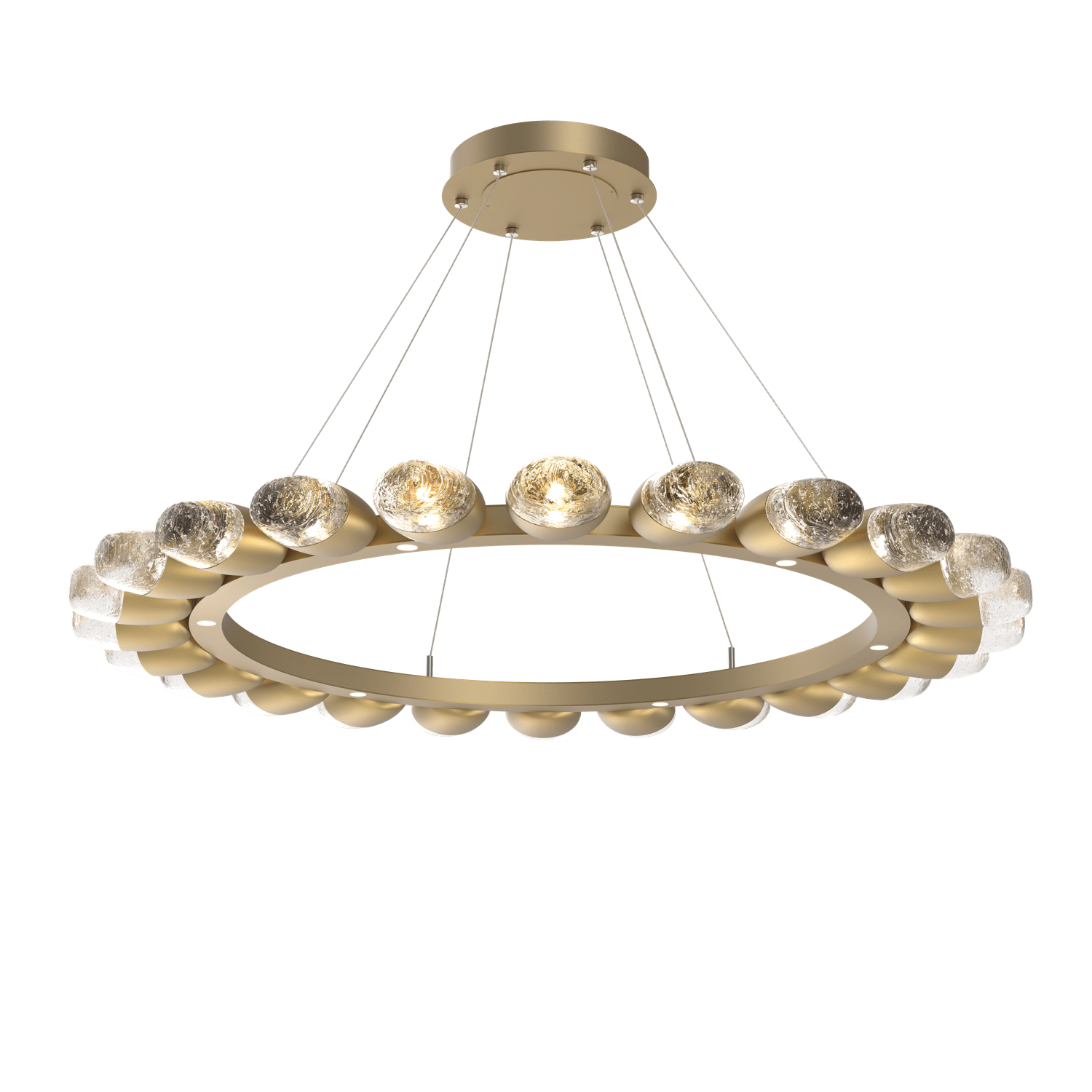 CHB0079-48-GB-Hammerton-Studio-Pebble-48-inch-radial-ring-chandelier-with-gilded-brass-finish-and-clear-cast-glass-shades-and-LED-lamping