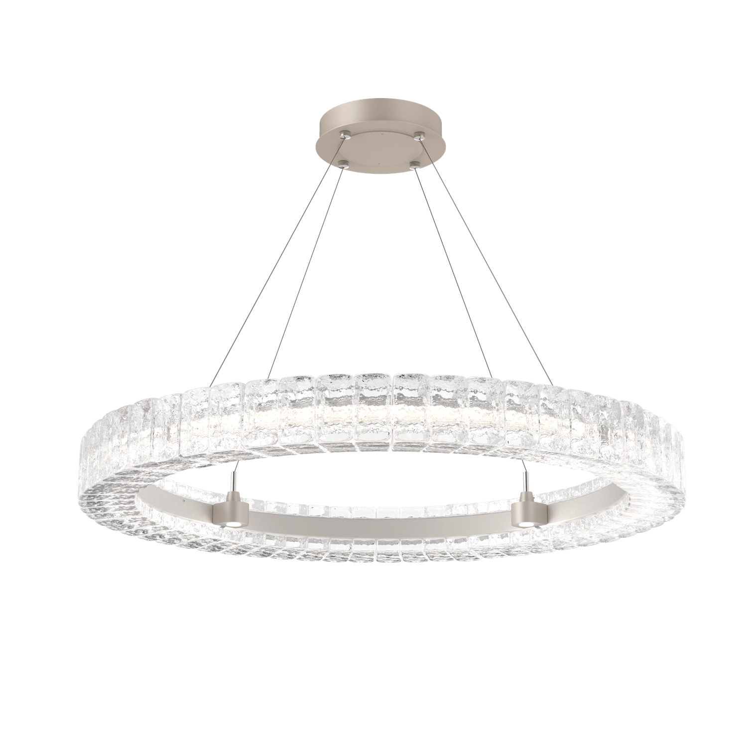 CHB0080-36-BS-Hammerton-Studio-Asscher-36-inch-ring-chandelier-with-metallic-beige-silver-finish-and-clear-cast-glass-shades-and-LED-lamping