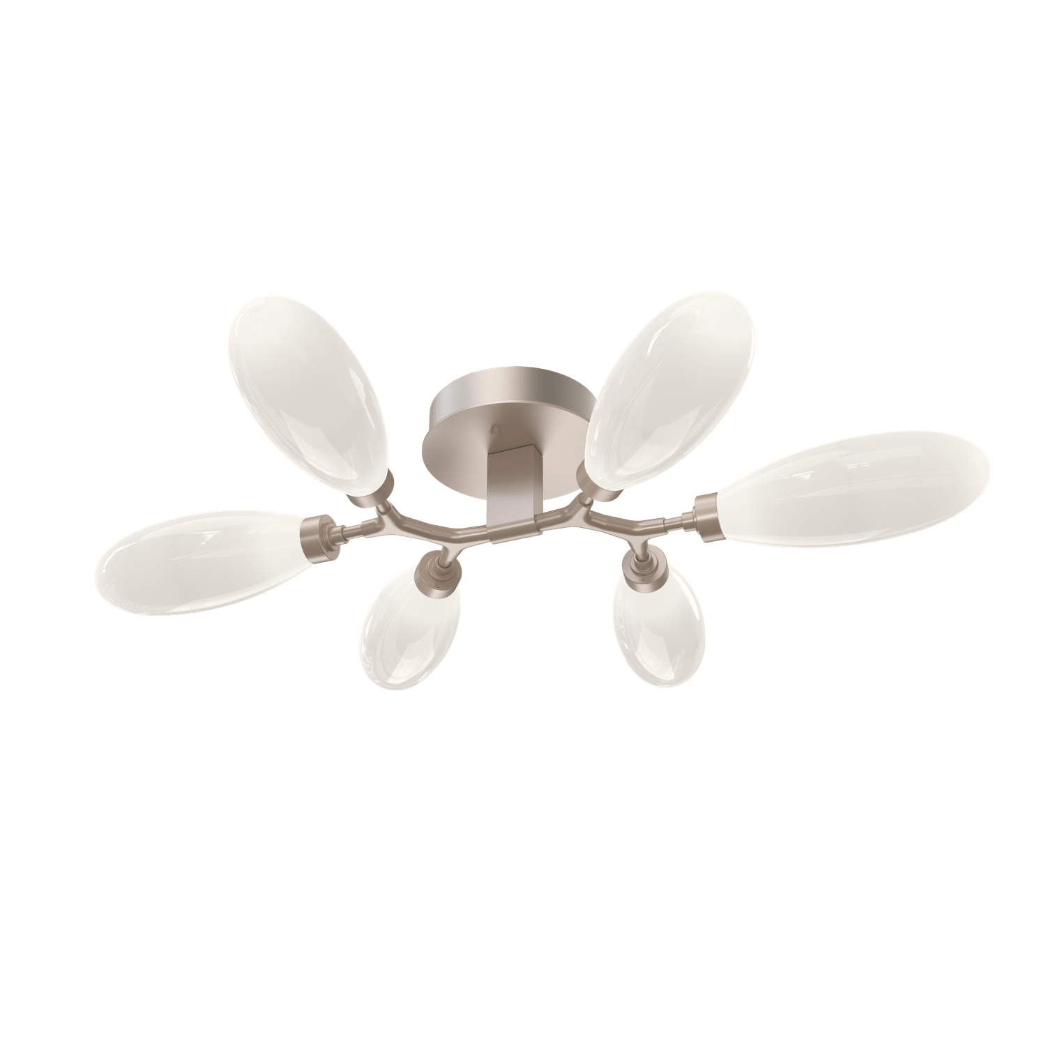 CLB0071-01-BS-WL-LL-Hammerton-Studio-Fiori-6-light-organic-flush-mount-light-with-metallic-beige-silver-finish-and-opal-white-glass-shades-and-LED-lamping