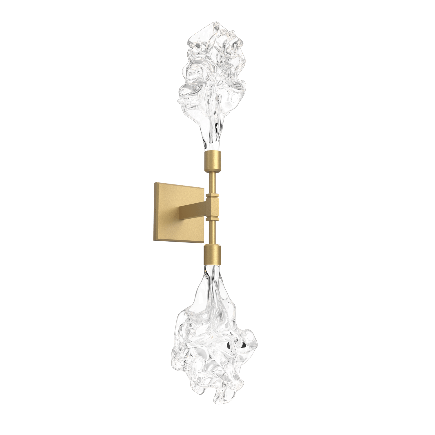 IDB0059-02-GB-Hammerton-Studio-Blossom-double-wall-sconce-with-gilded-brass-finish-and-clear-handblown-crystal-glass-shades-and-LED-lamping