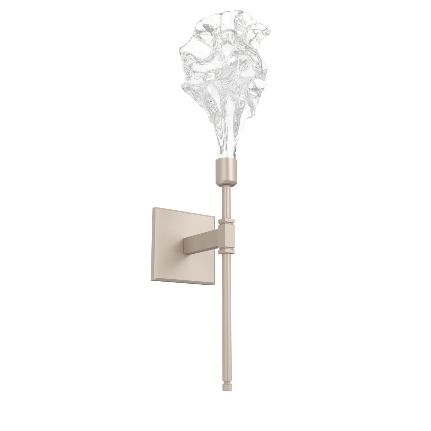 IDB0059-21-BS-Hammerton-Studio-Blossom-belvedere-wall-sconce-with-metallic-beige-silver-finish-and-clear-handblown-crystal-glass-shades-and-LED-lamping