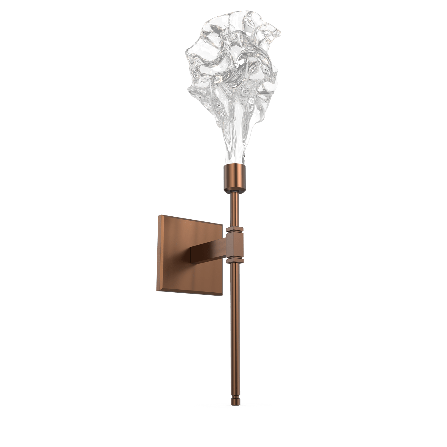 IDB0059-21-RB-Hammerton-Studio-Blossom-belvedere-wall-sconce-with-oil-rubbed-bronze-finish-and-clear-handblown-crystal-glass-shades-and-LED-lamping