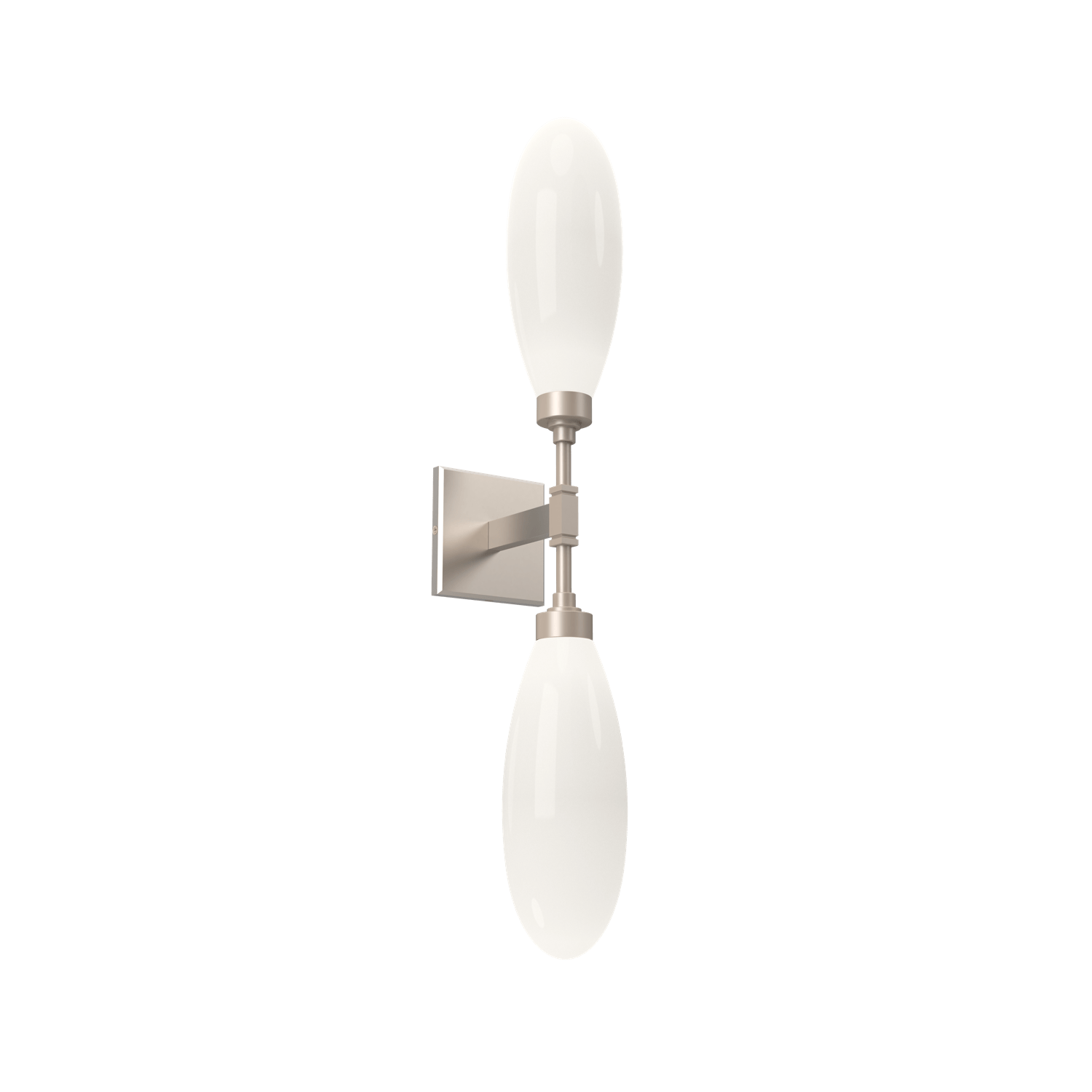 IDB0071-02-BS-WL-LL-Hammerton-Studio-Fiori-double-wall-sconce-with-metallic-beige-silver-finish-and-opal-white-glass-shades-and-LED-lamping
