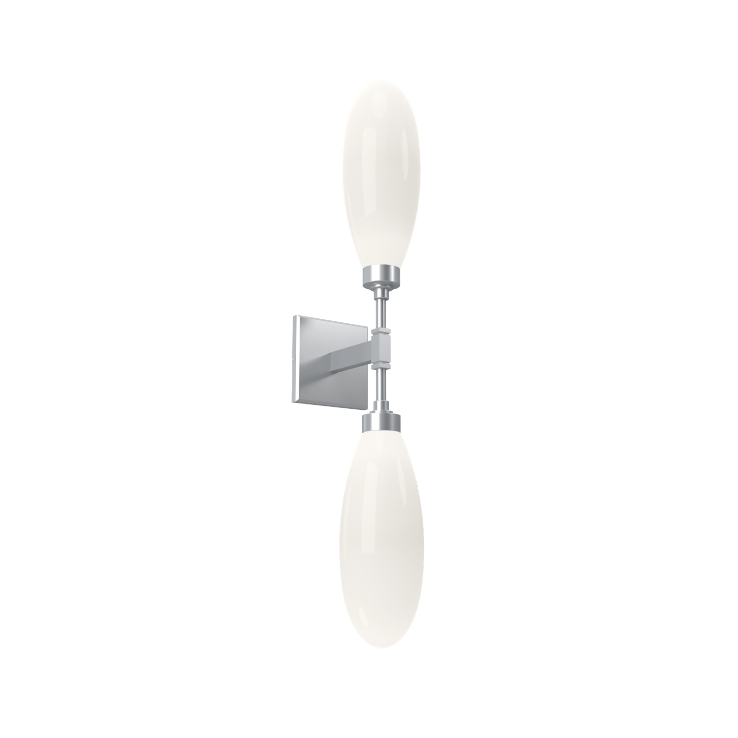 IDB0071-02-CS-WL-LL-Hammerton-Studio-Fiori-double-wall-sconce-with-classic-silver-finish-and-opal-white-glass-shades-and-LED-lamping