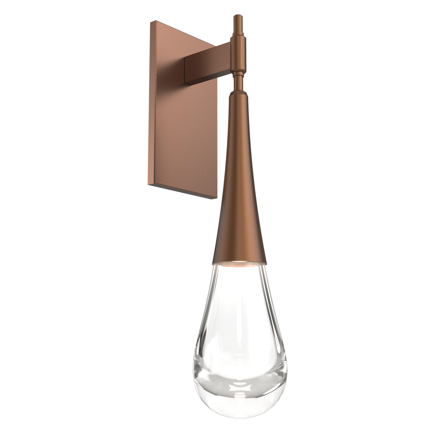 IDB0078-01-BB-Hammerton-Studio-Raindrop-wall-sconce-with-burnished-bronze-finish-and-clear-blown-glass-shades-and-LED-lamping