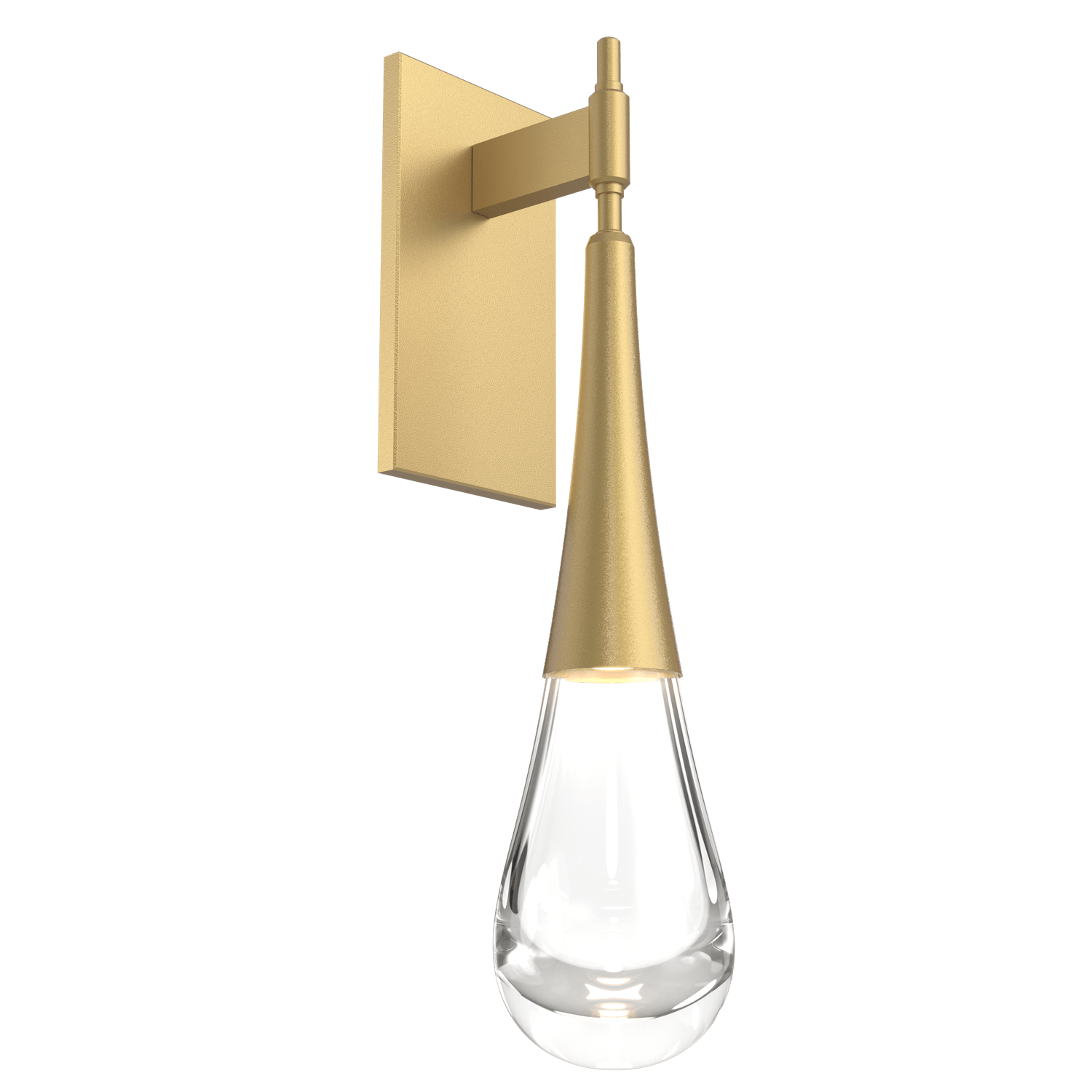 IDB0078-01-GB-Hammerton-Studio-Raindrop-wall-sconce-with-gilded-brass-finish-and-clear-blown-glass-shades-and-LED-lamping