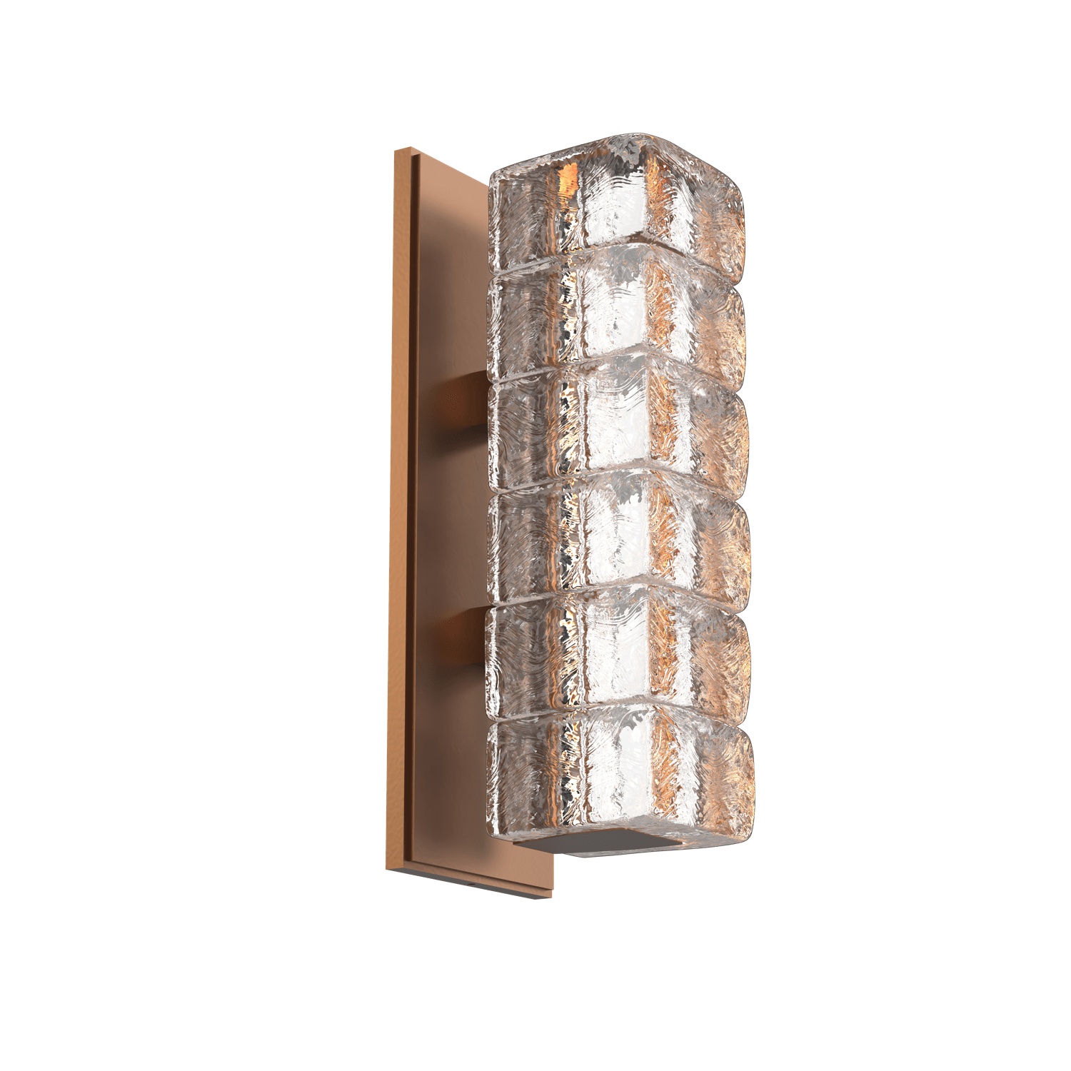 IDB0080-01-BB-Hammerton-Studio-Asscher-wall-sconce-with-burnished-bronze-finish-and-clear-cast-glass-shades-and-LED-lamping