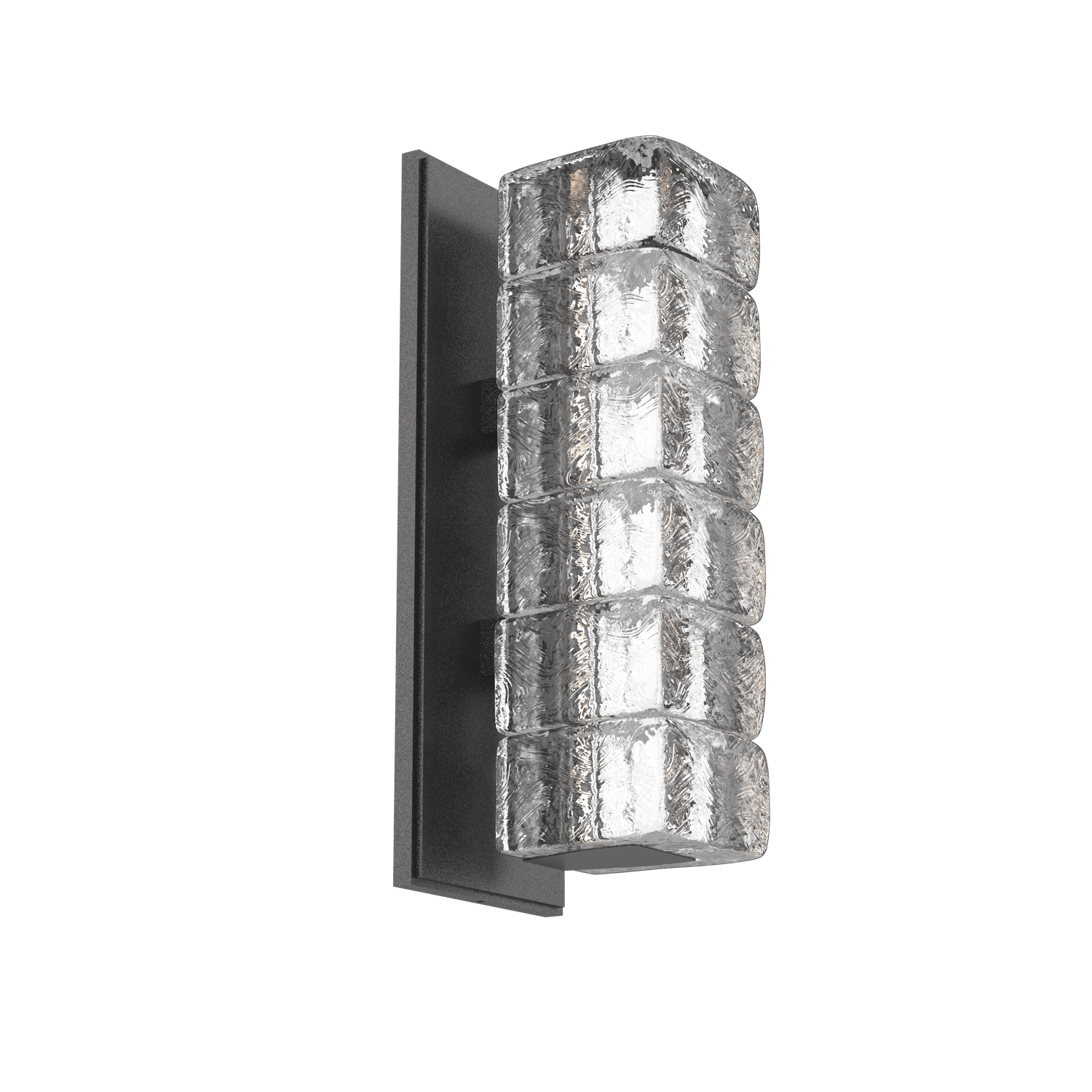 IDB0080-01-GP-Hammerton-Studio-Asscher-wall-sconce-with-graphite-finish-and-clear-cast-glass-shades-and-LED-lamping